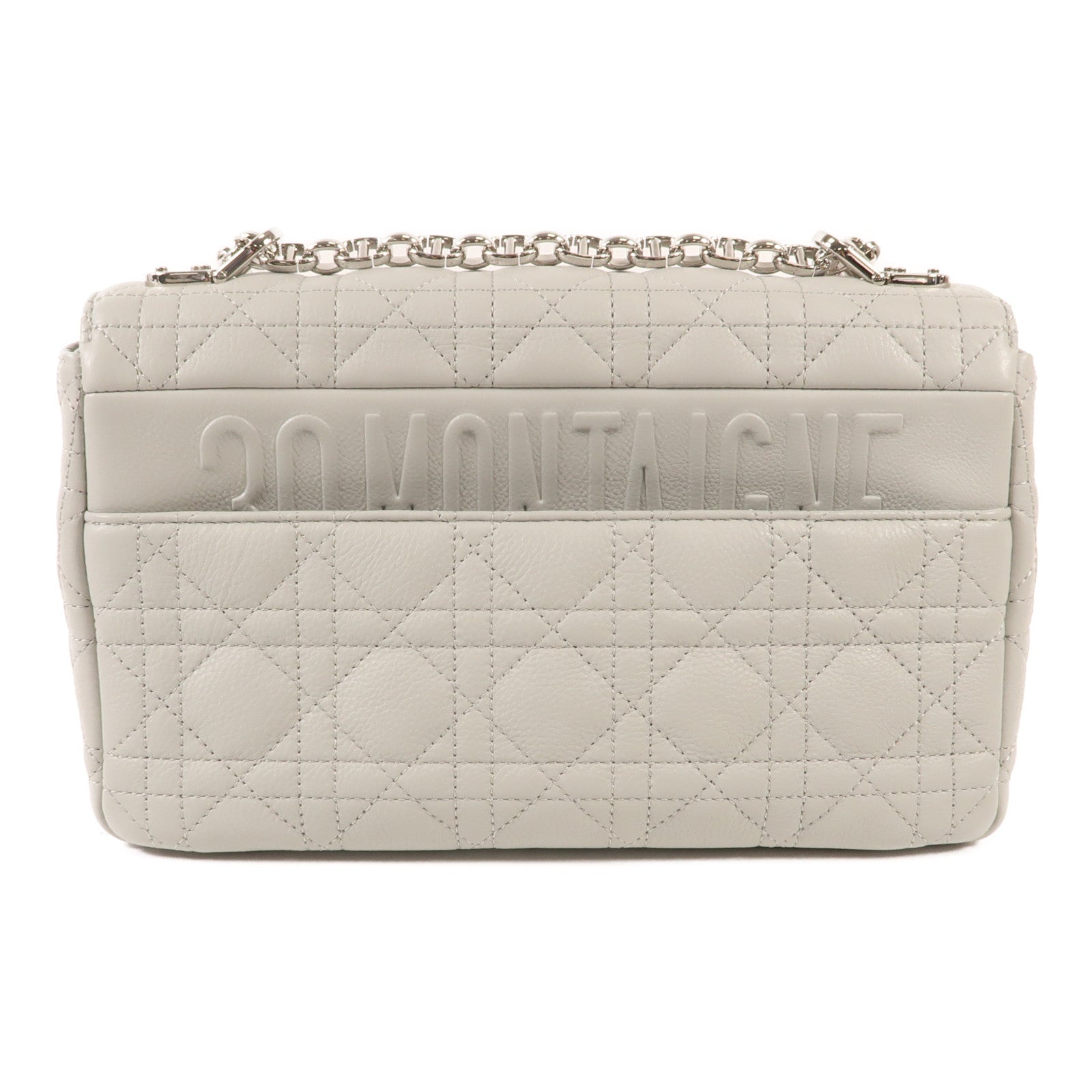 Dior 牛皮皮革Caro Medium銀扣肩,背袋