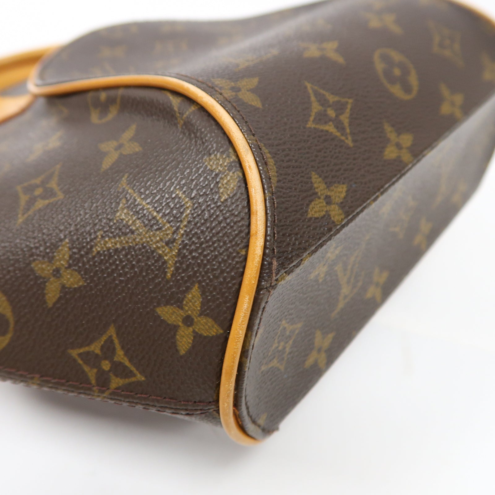 LOUIS VUITTON 【激減優惠】Monogram Ellipse PM金扣手挽袋啡色