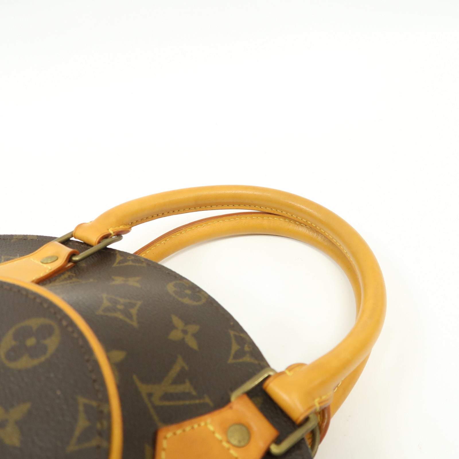 LOUIS VUITTON 【激減優惠】Monogram Ellipse PM金扣手挽袋啡色
