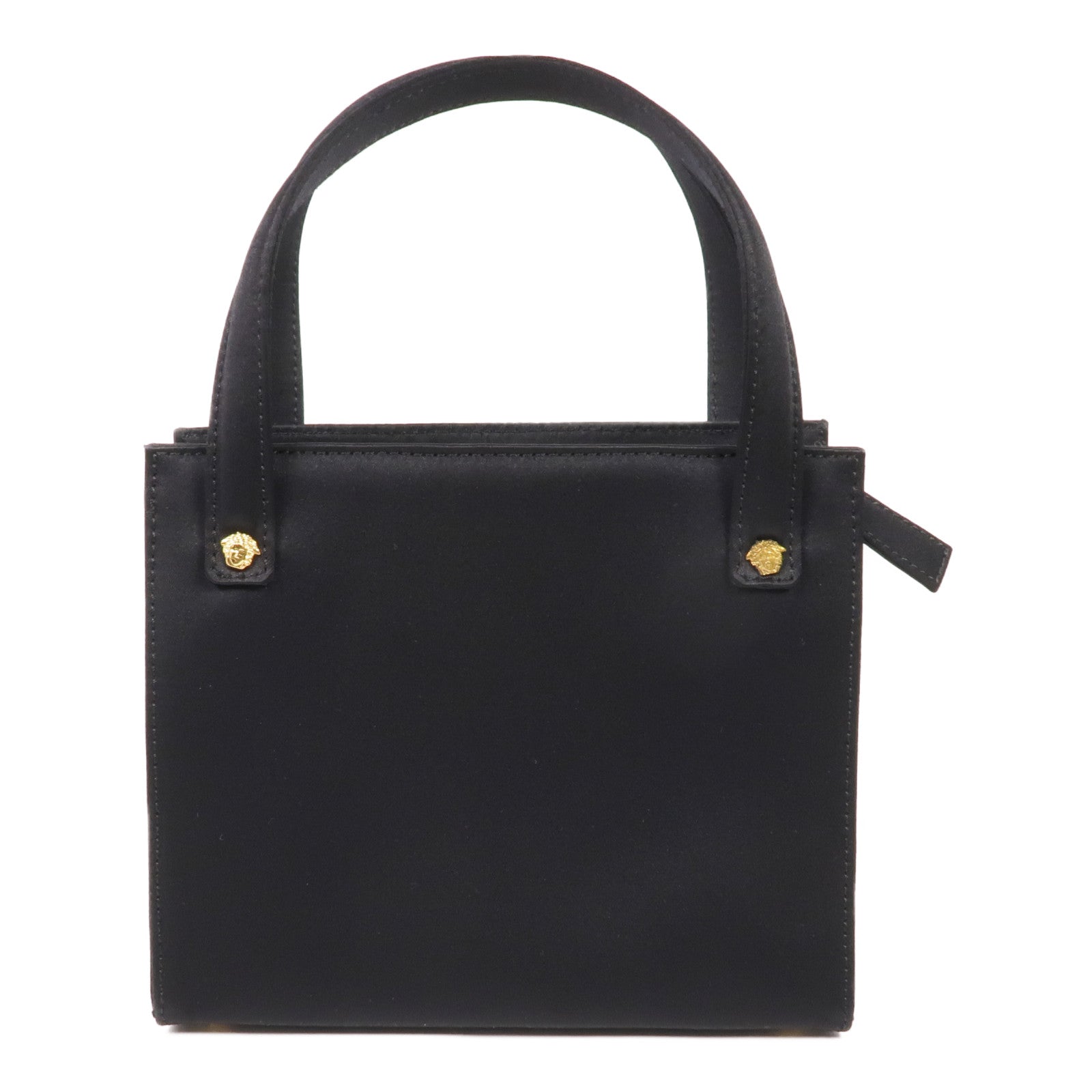 VERSACE Satin Fabric Handbag金扣手挽袋