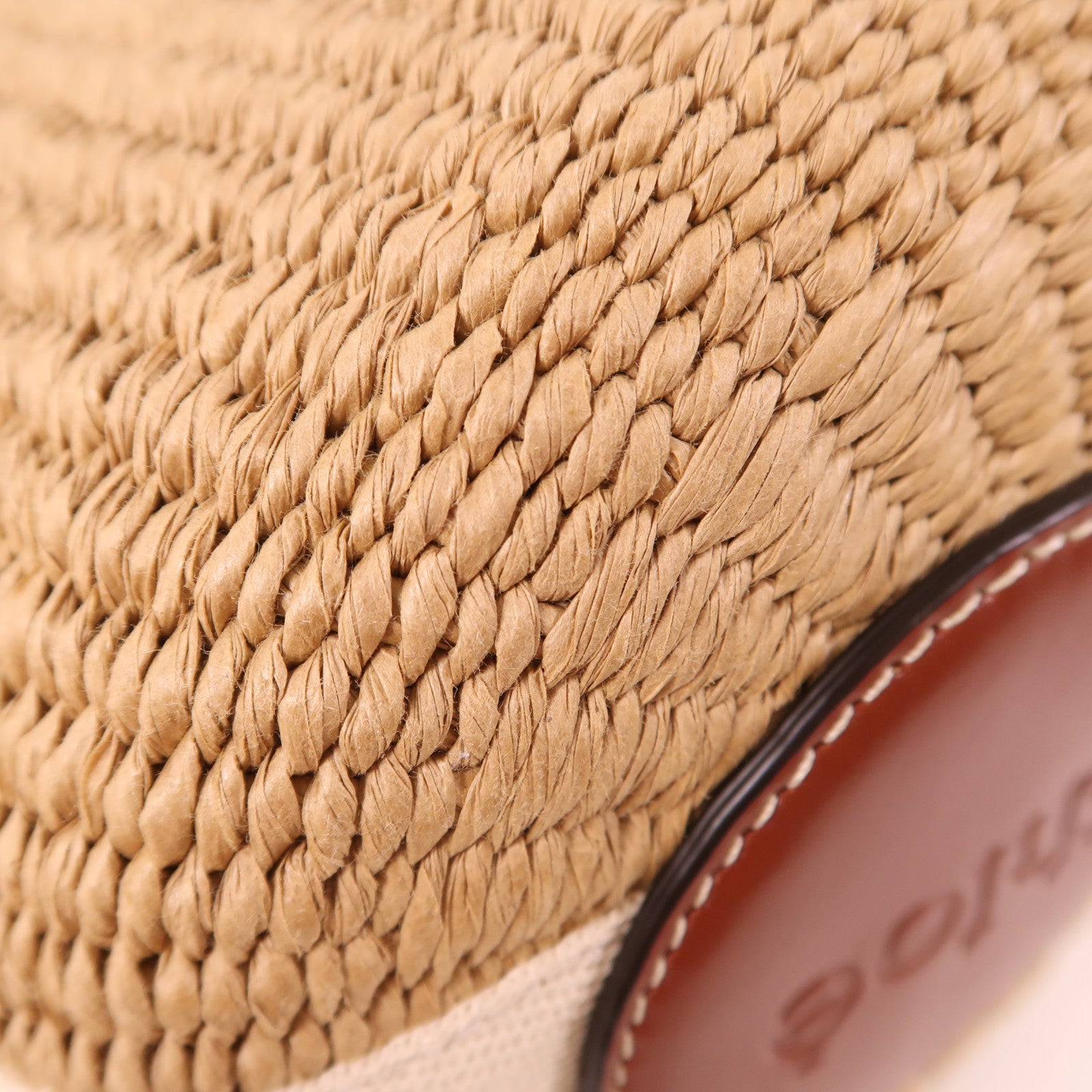 Chloe Raffia Woody Bucket Bag金扣手挽肩背兩用袋