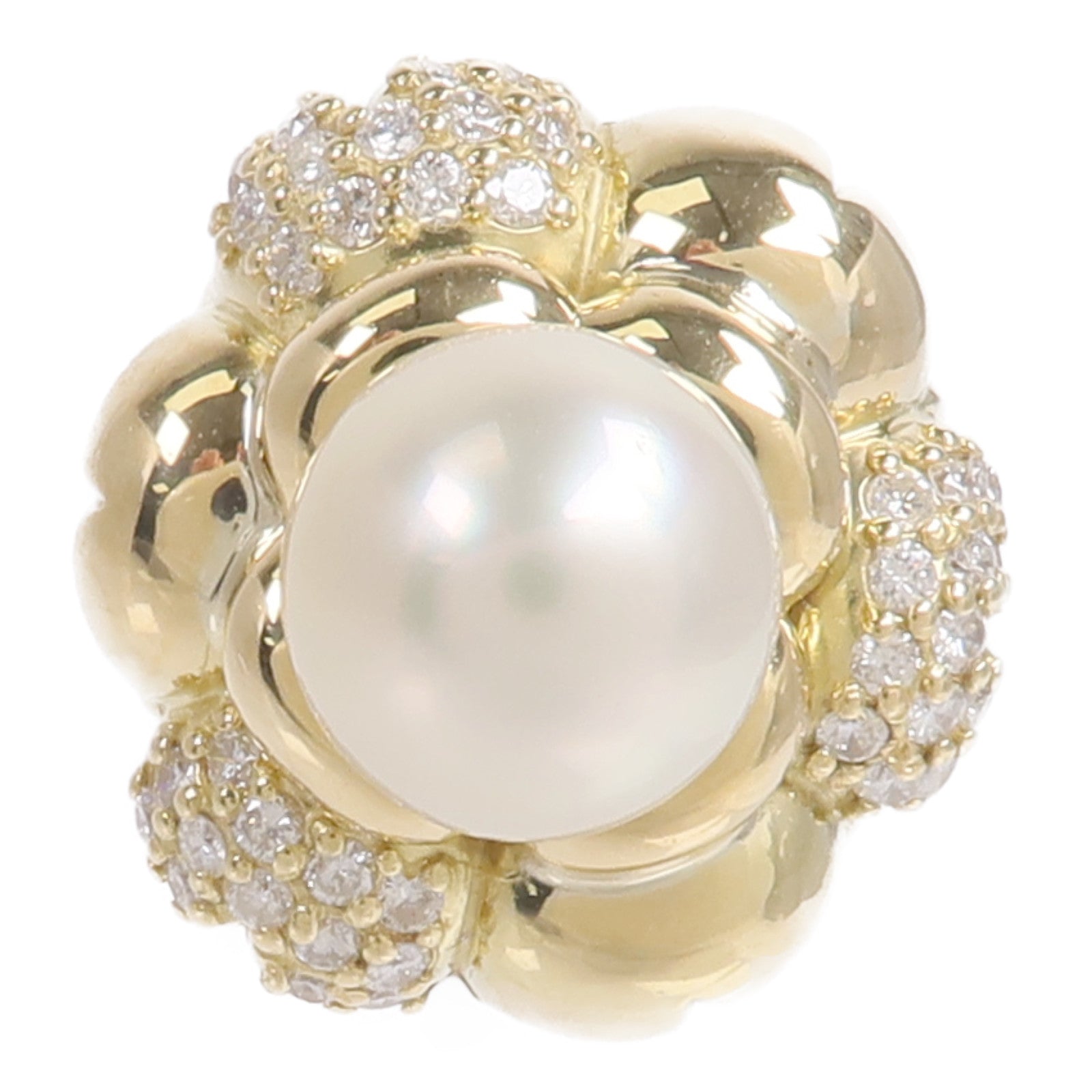 JEWELRY 18K黃金Pearl Diamond Ring珍珠鑽石戒指