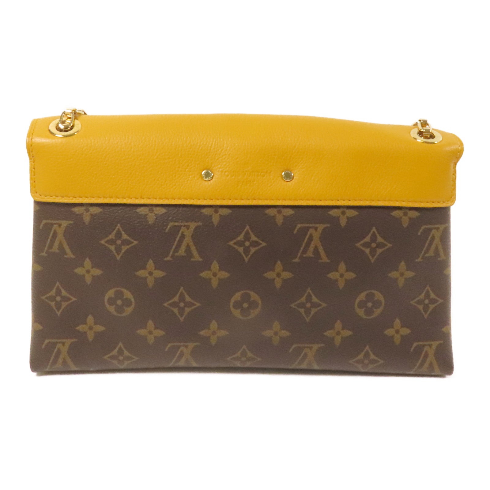 LOUIS VUITTON Monogram Pallas Chain Bag金扣鏈帶肩背袋