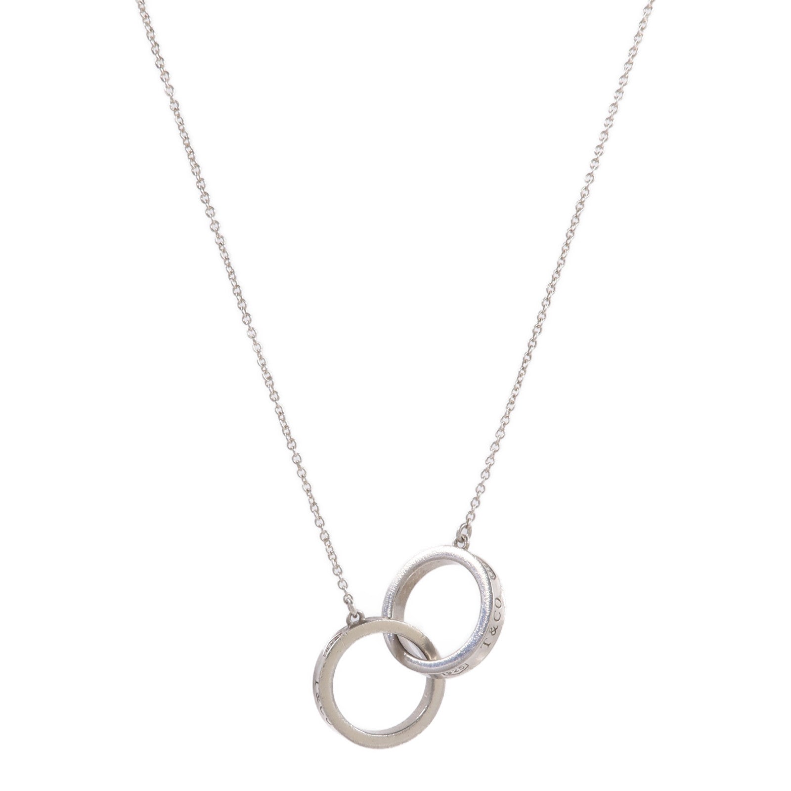 TIFFANY&CO 925純銀1837 Interlocking Circles項鍊