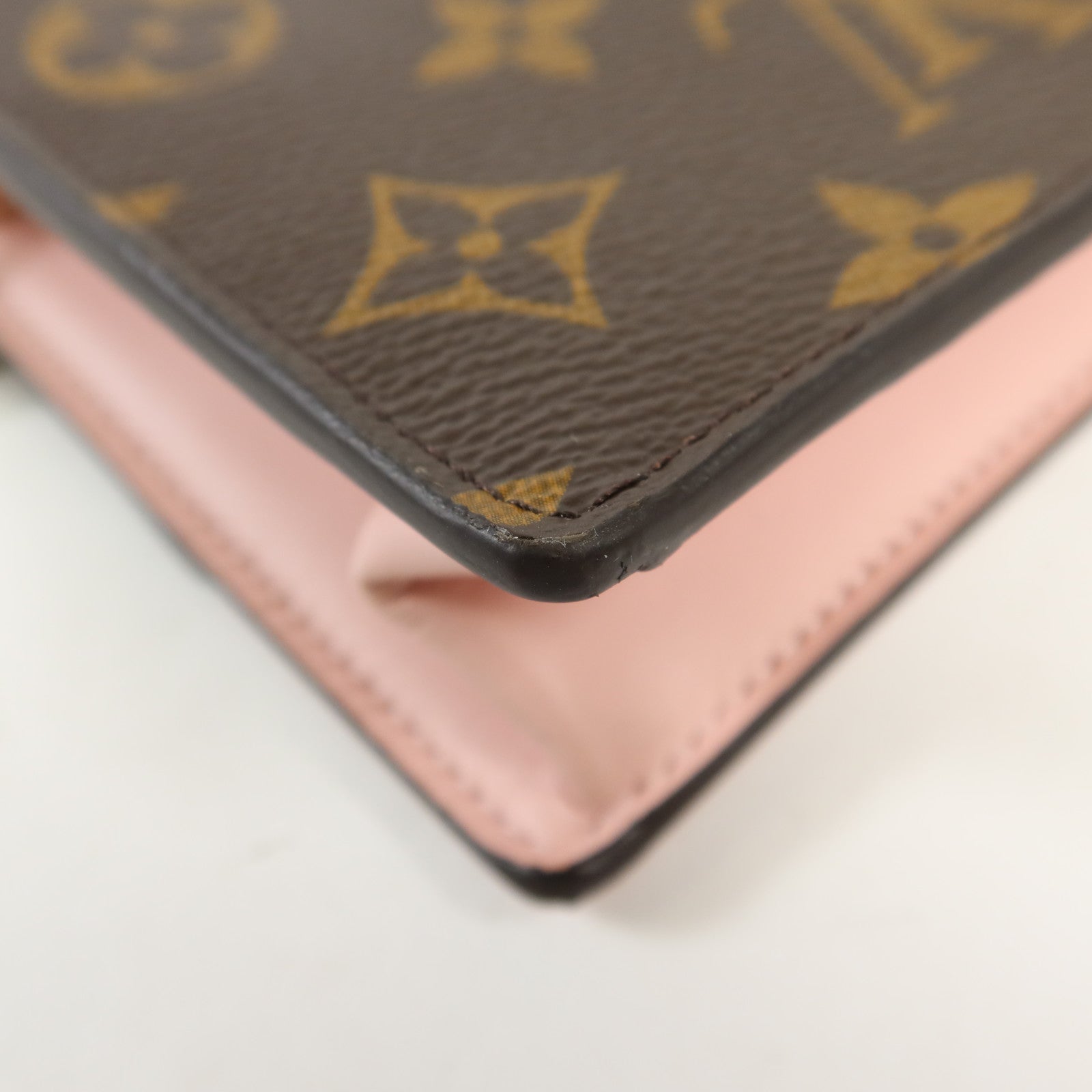 LOUIS VUITTON Monogram Flore Chain Wallet金扣鏈帶肩背袋