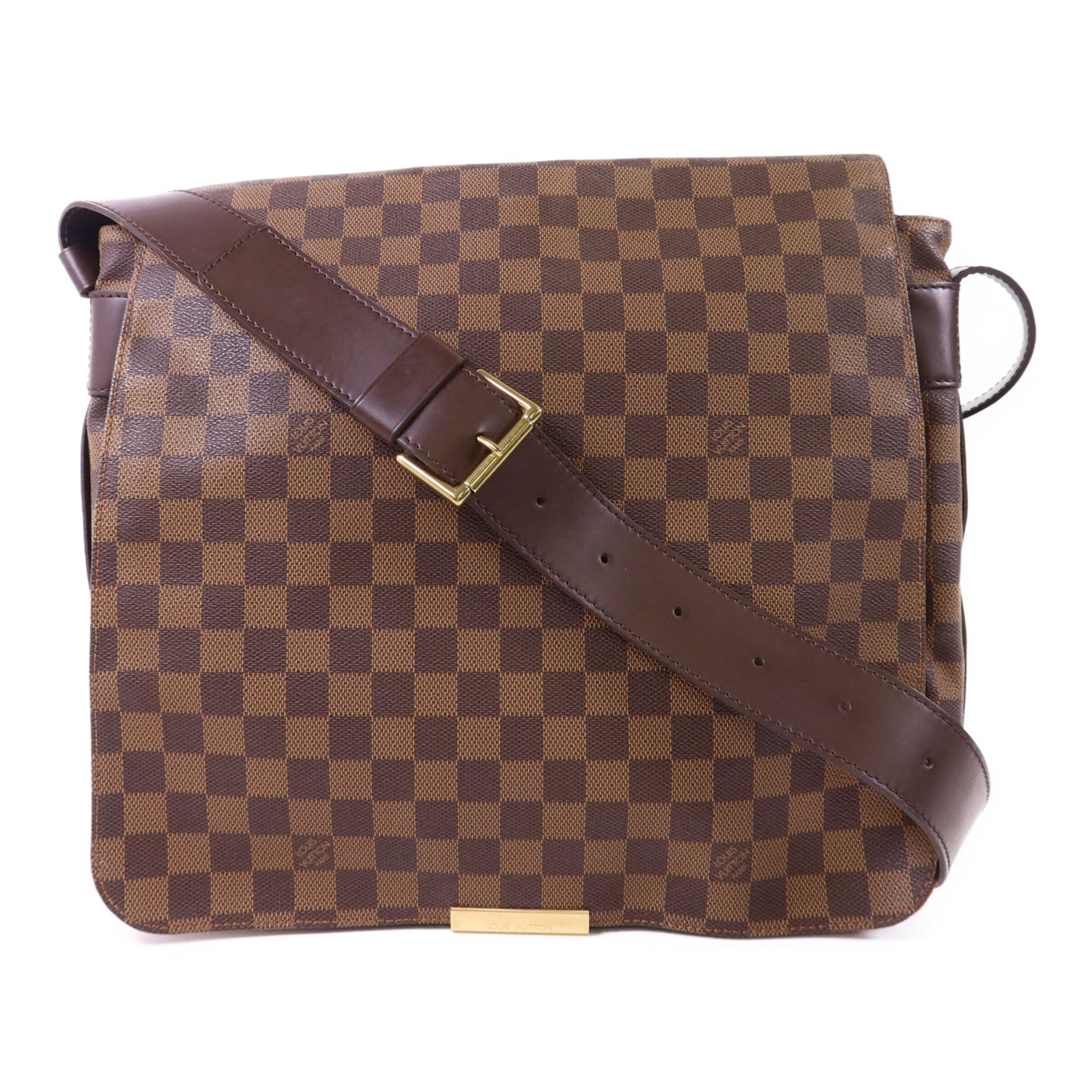 LOUIS VUITTON Damier Bastille金扣肩背袋