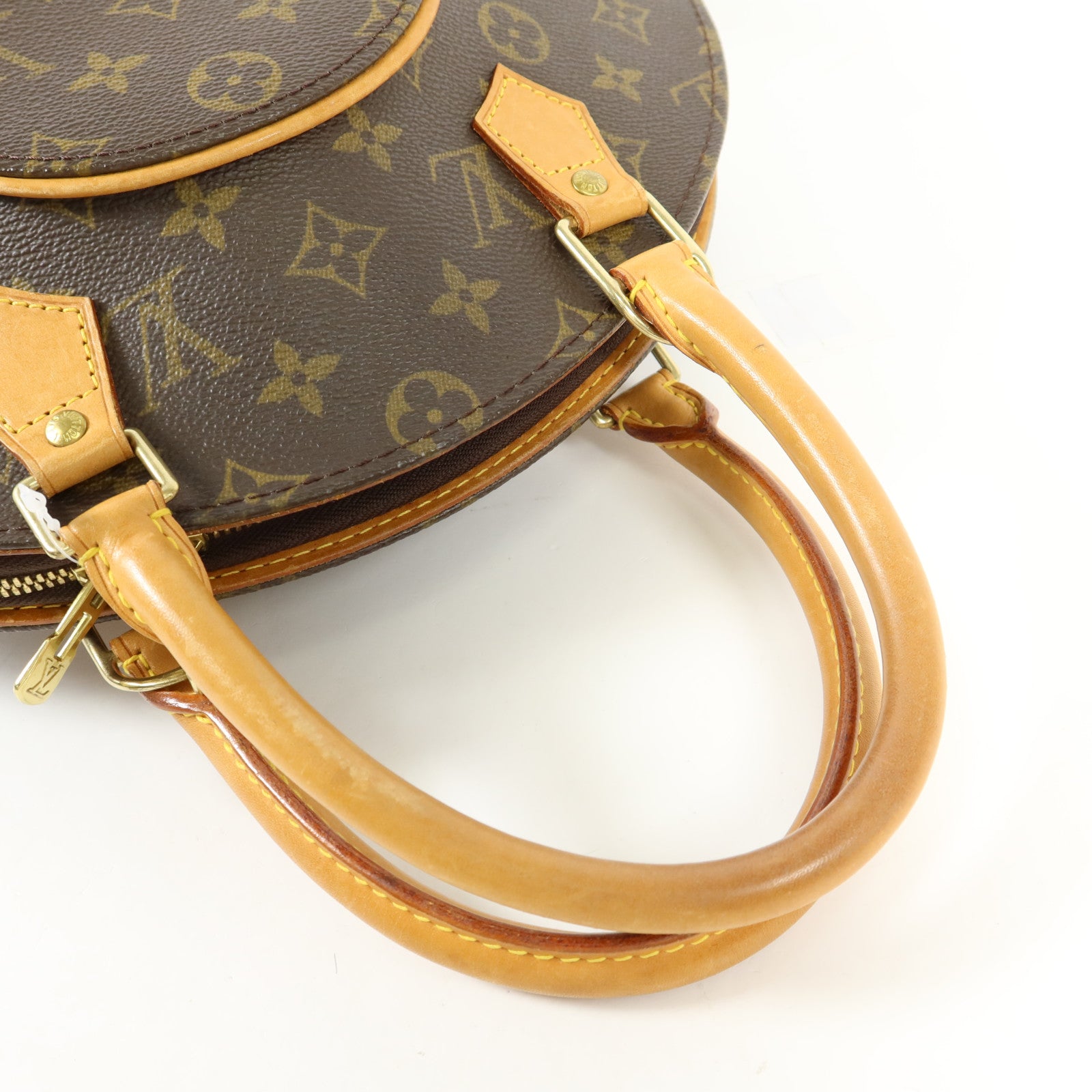 LOUIS VUITTON Monogram Elipse MM金扣手挽袋