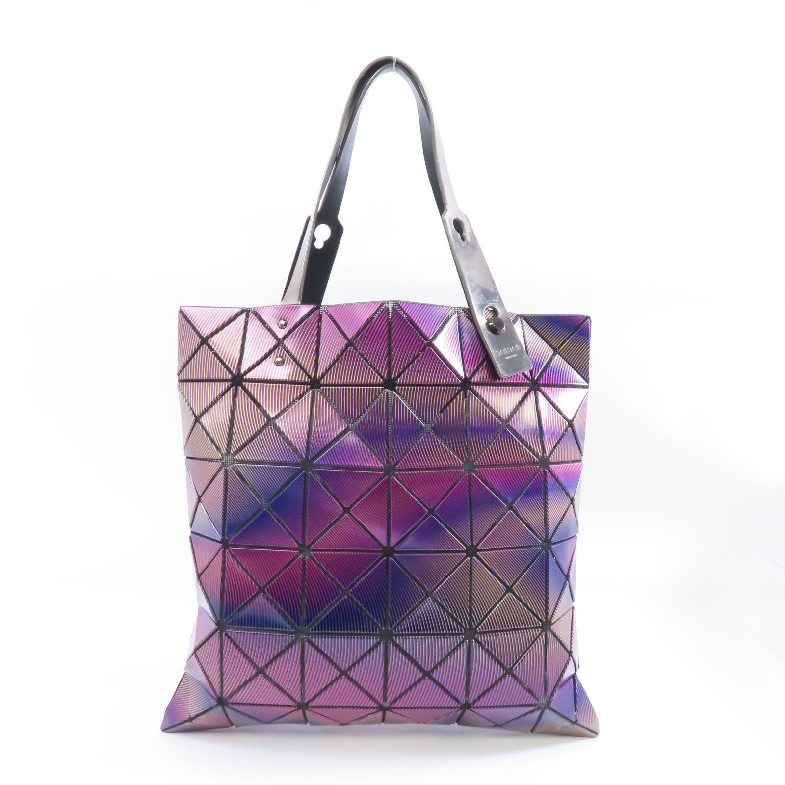 ISSEY MIYAKE PVC ISSEY MIYAKE Bao Bao銀扣手挽袋紫色– Brand Off ISSEY MIYAKE PVC ISSEY MIYAKE Bao Bao銀扣手挽袋紫色– Brand Off