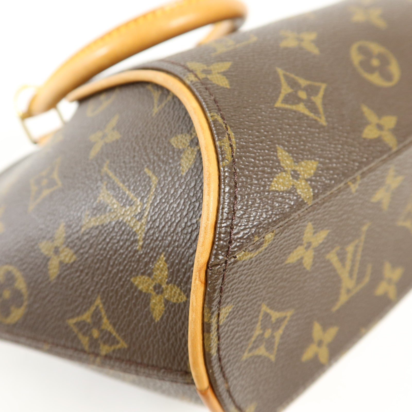 LOUIS VUITTON Monogram Elipse MM金扣手挽袋