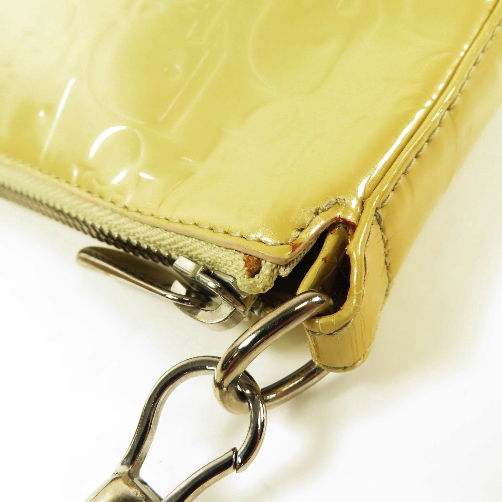 Dior 漆皮皮革Shoulder Bag銀扣肩背袋