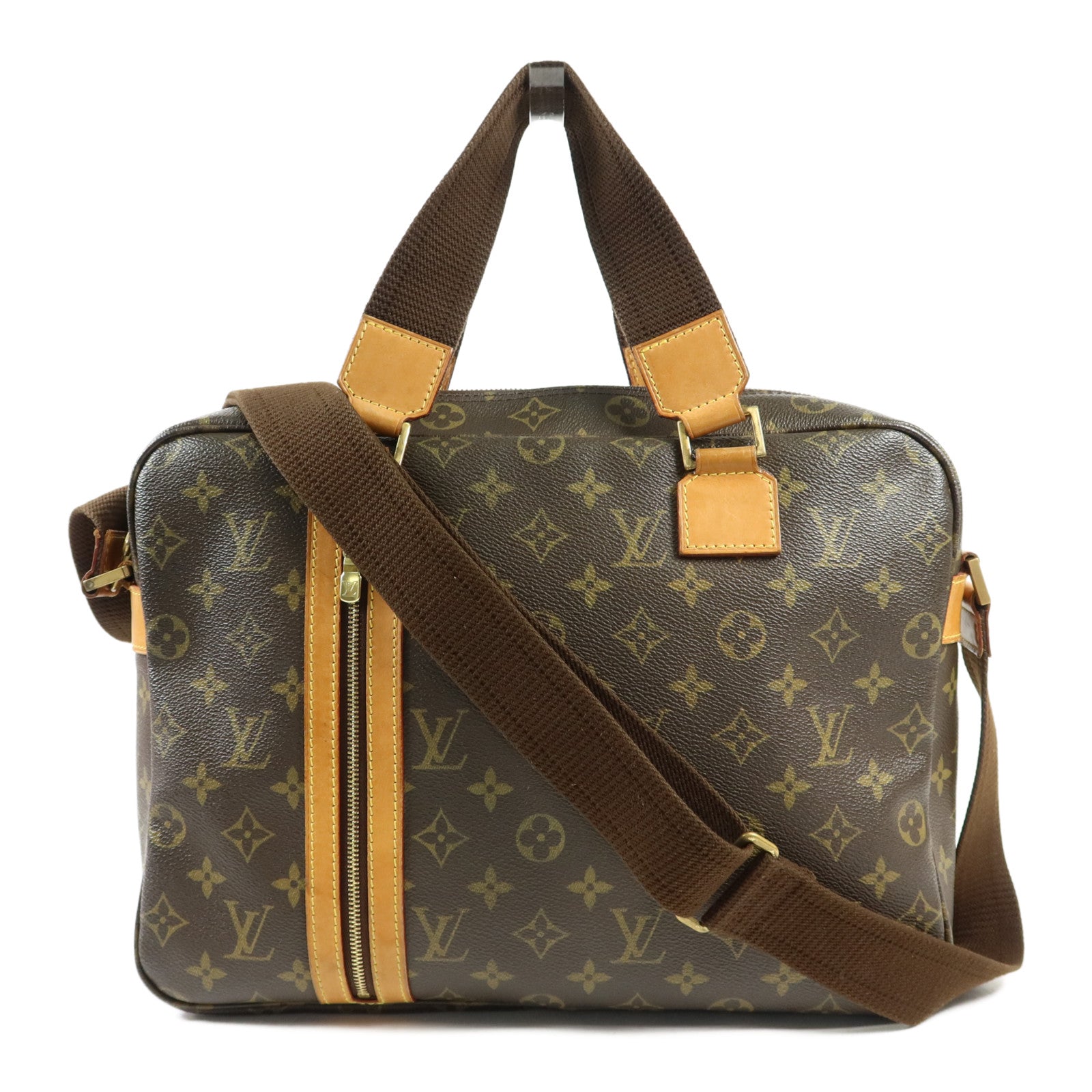 LOUIS VUITTON Monogram Sac Bosphore金扣手挽肩背兩用袋