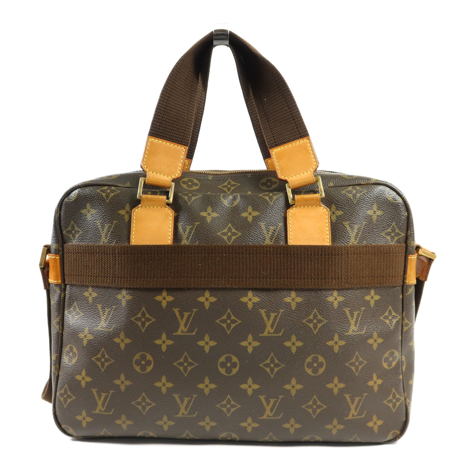 LOUIS VUITTON Monogram Sac Bosphore金扣手挽肩背兩用袋