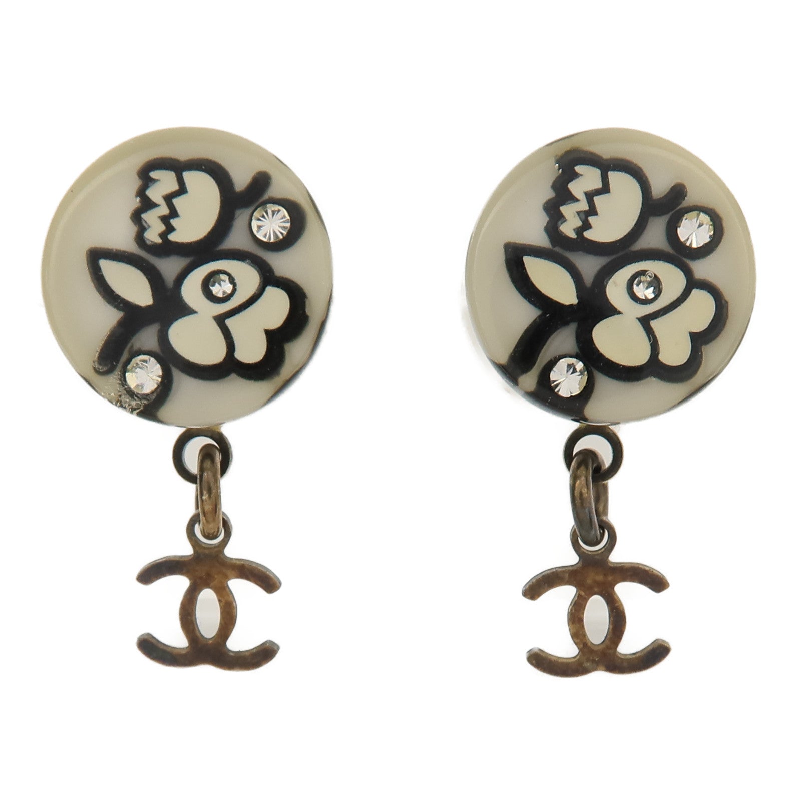 CHANEL 【激減優惠】金屬/PVC Earrings耳環