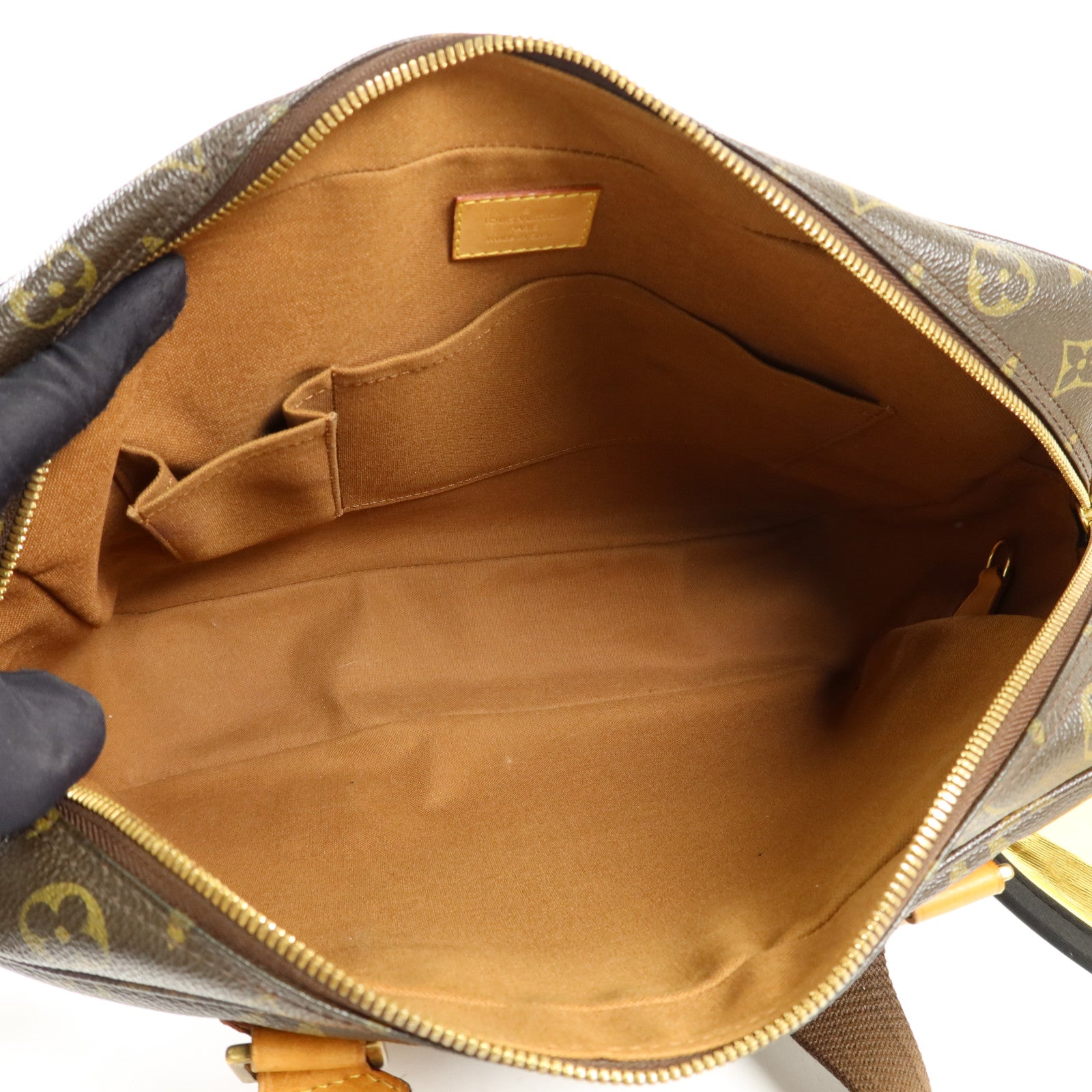 LOUIS VUITTON Monogram Sac Bosphore金扣手挽肩背兩用袋