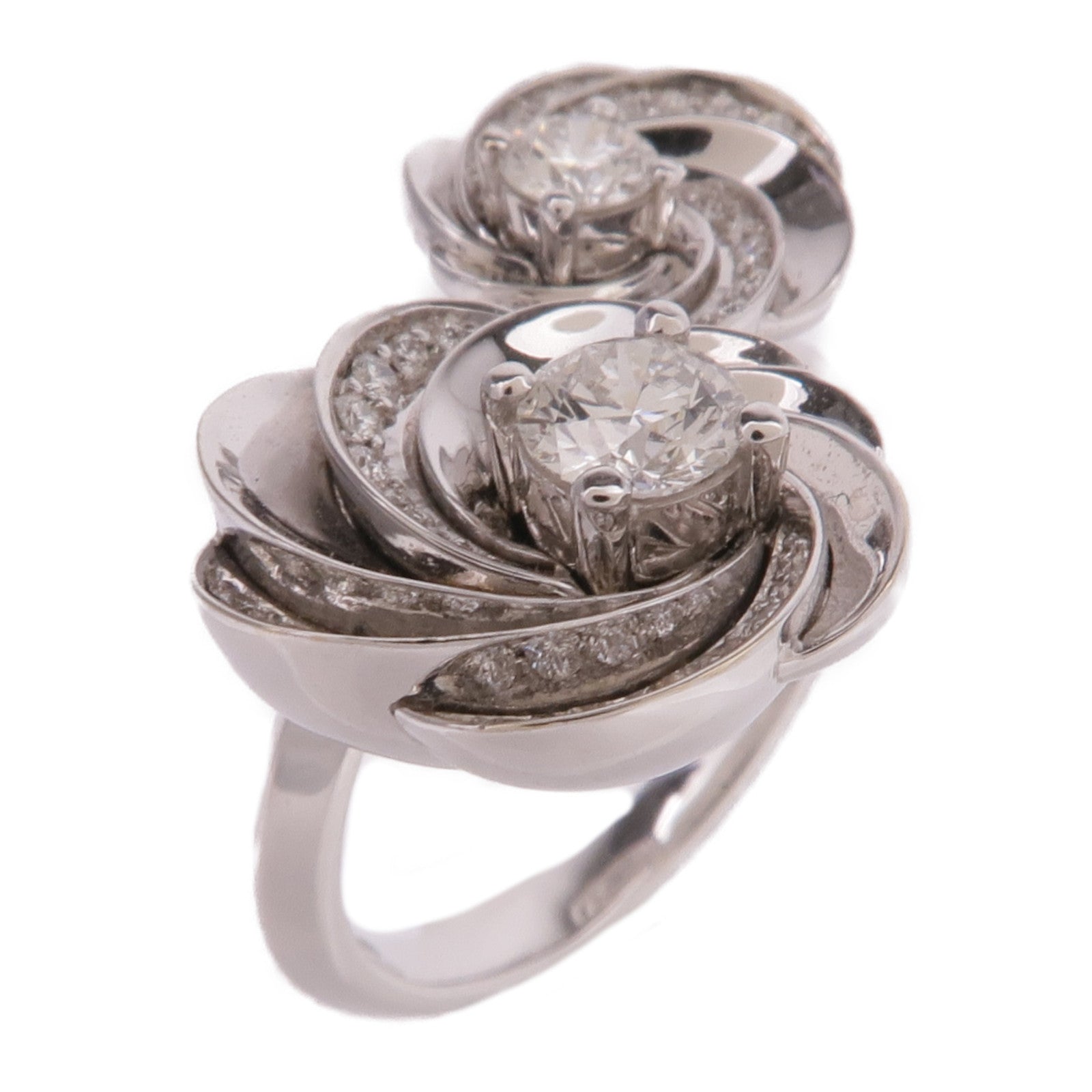 JEWELRY 【激減優惠】18K白金Diamond Ring鑽石戒指US#4.75