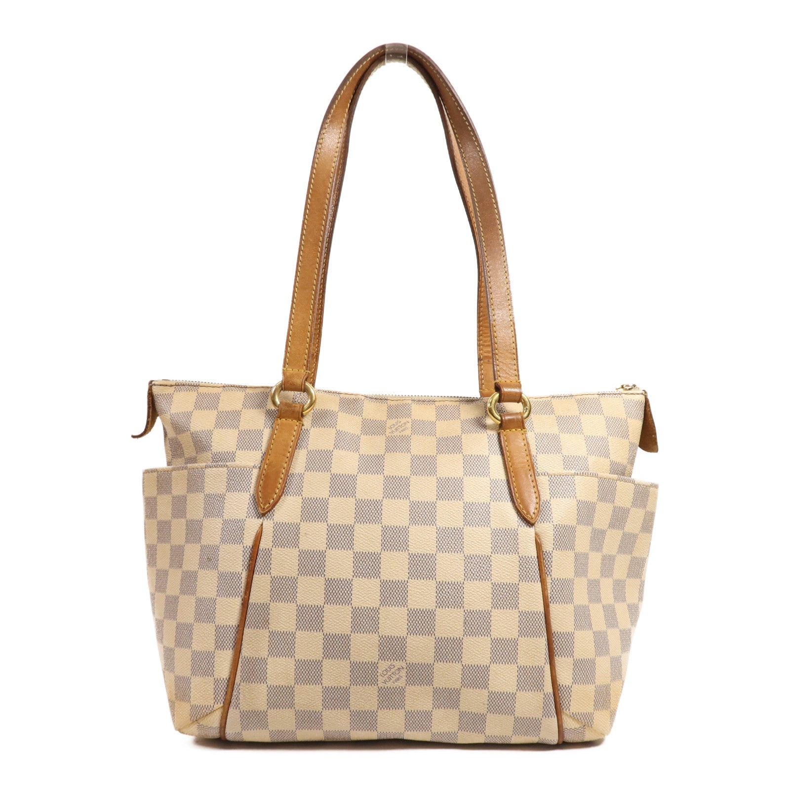 LOUIS VUITTON Damier Azur Totally PM金扣肩背袋