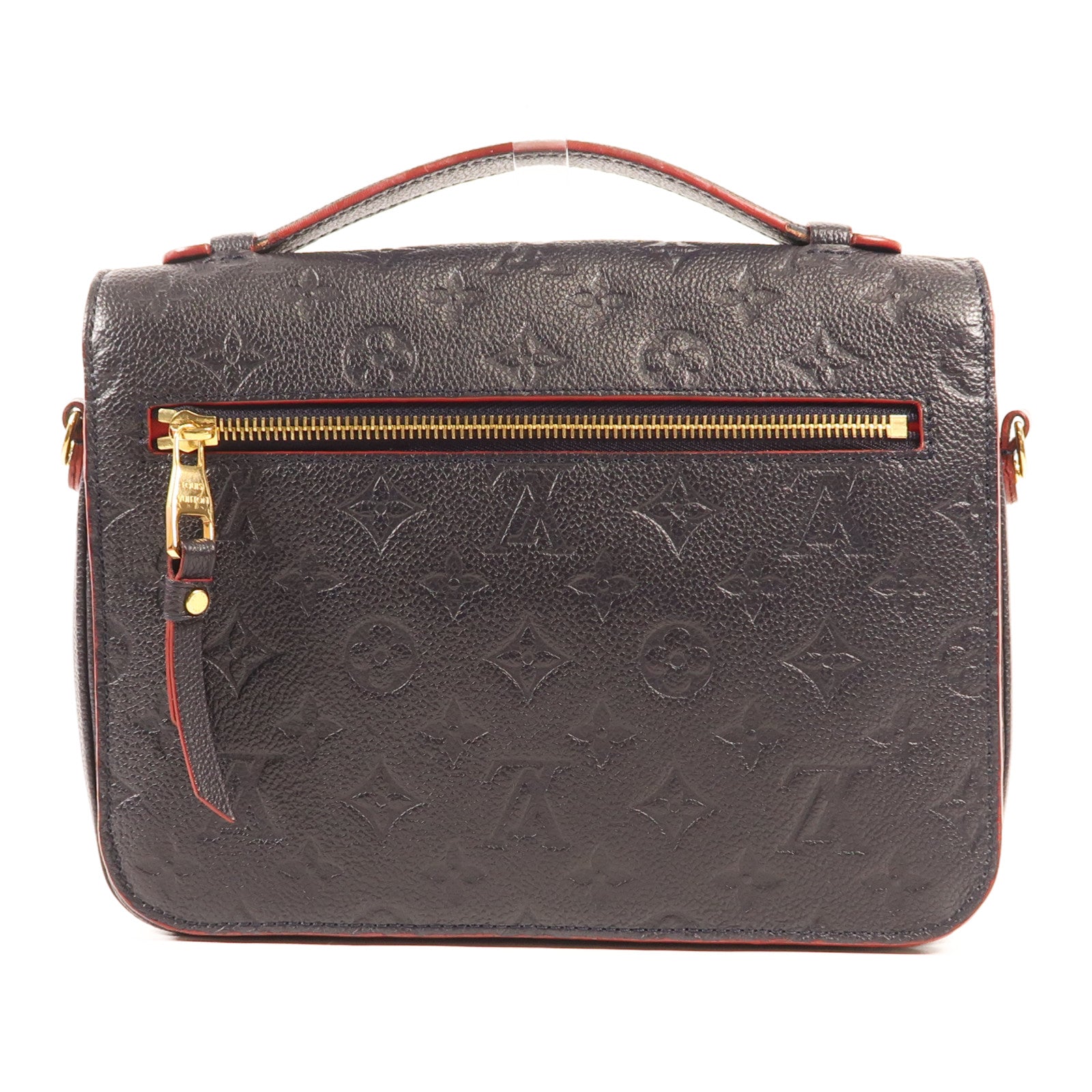 LOUIS VUITTON Monogram Empreinte Pochette Metis金扣手挽肩背兩用袋