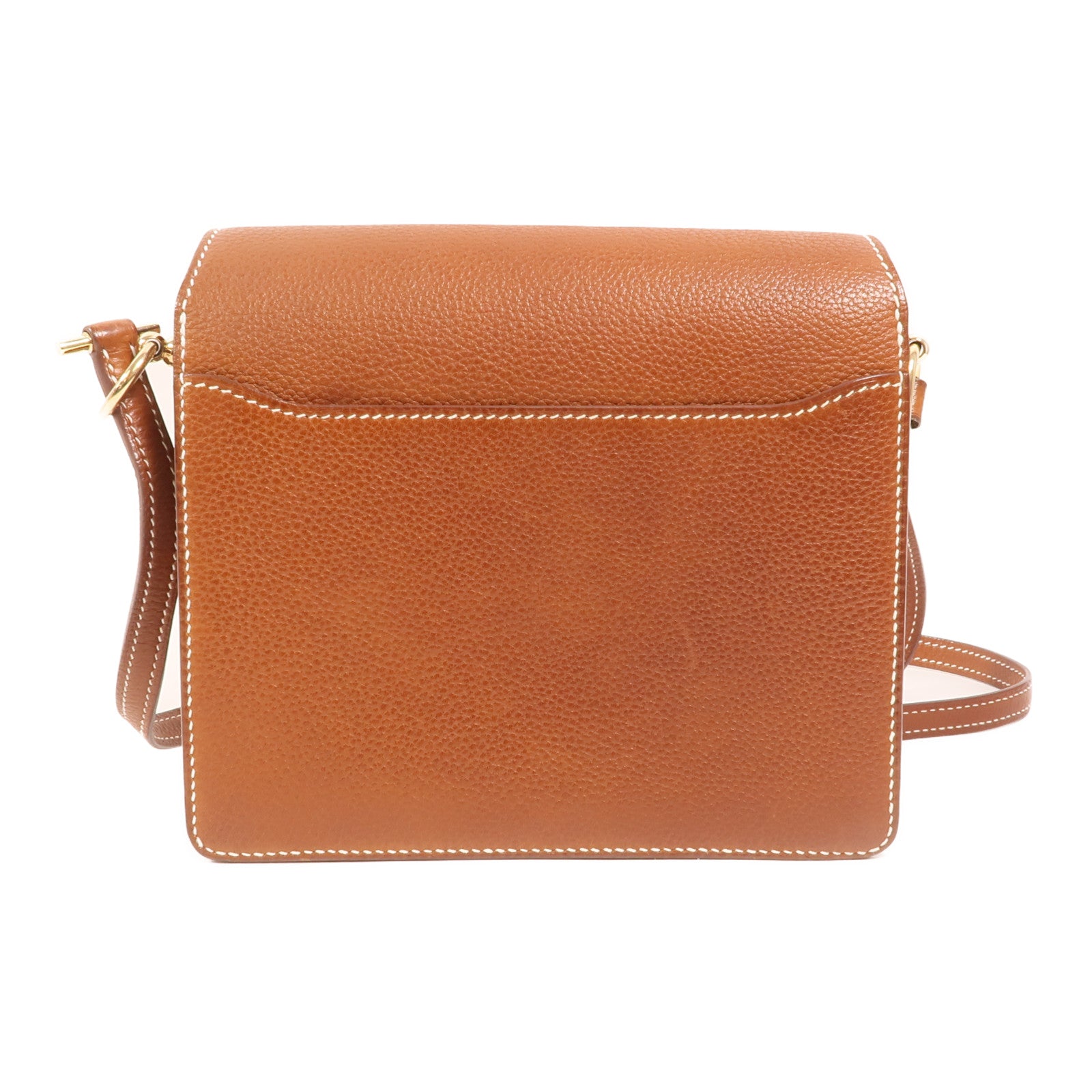 HERMES Barenia皮革Mini Roulis金扣肩背袋Gold