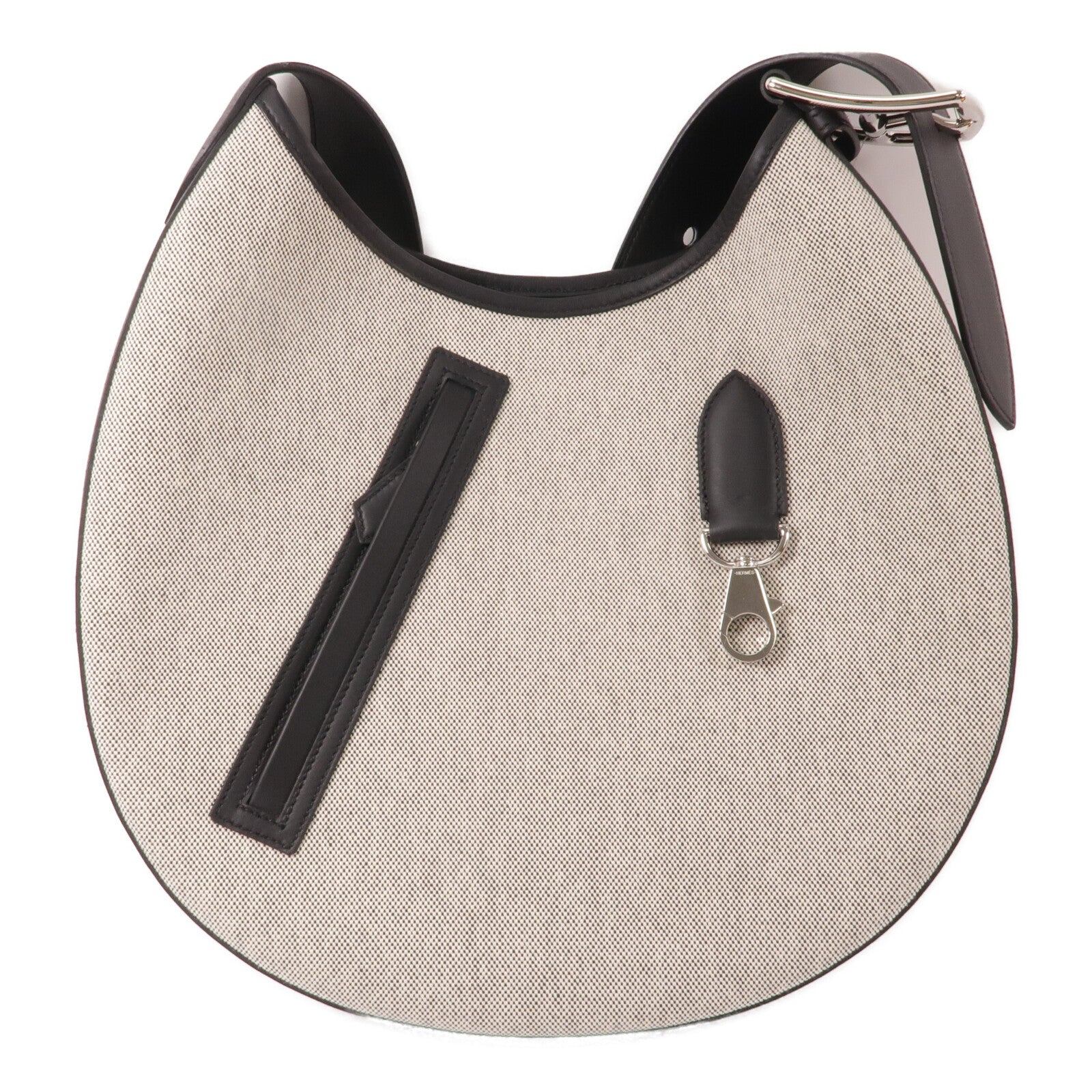 HERMES 帆布/Swift皮革Arcon Bag肩背袋Noir