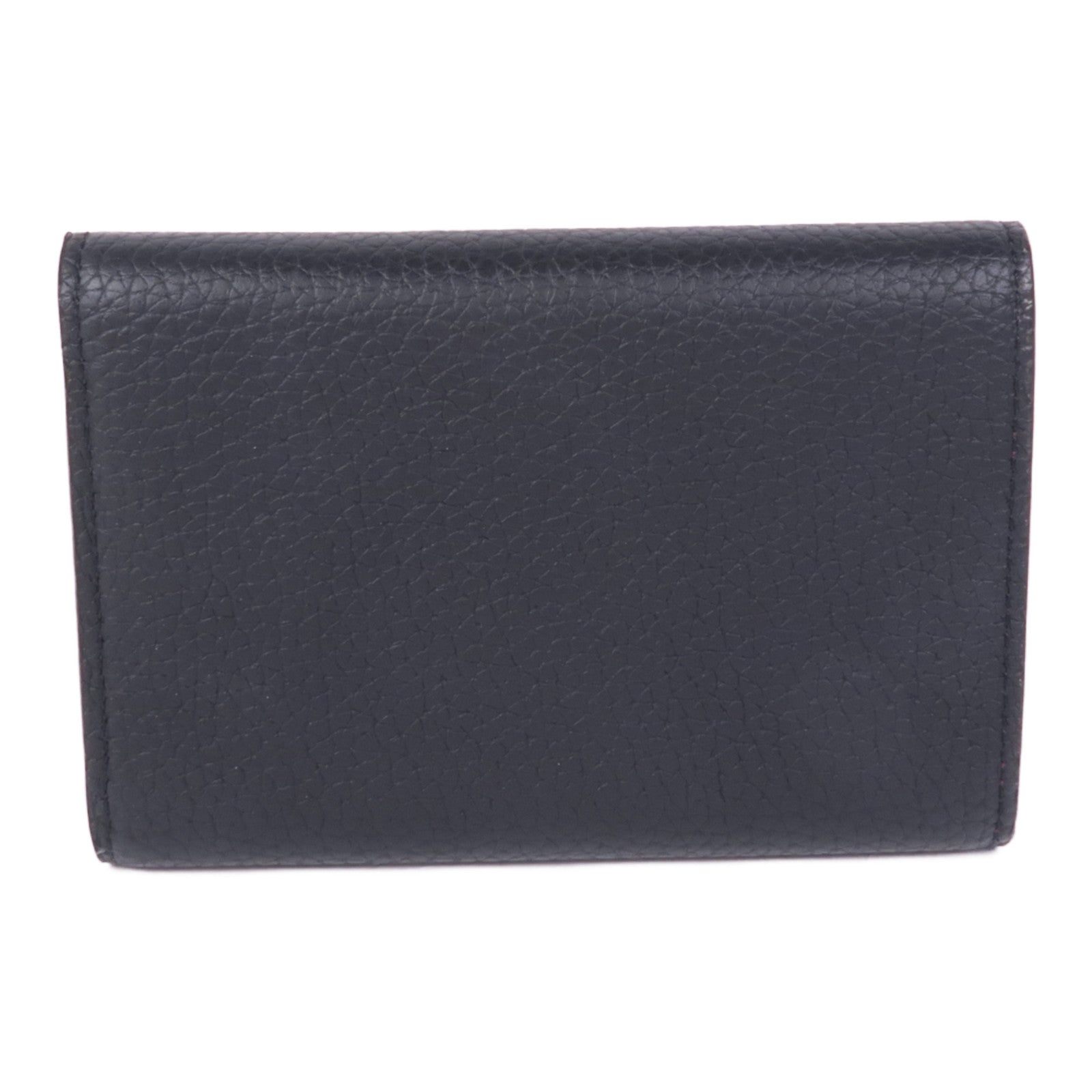 LOUIS VUITTON 【激減優惠】牛皮皮革Capucines Compact Wallet金扣錢包