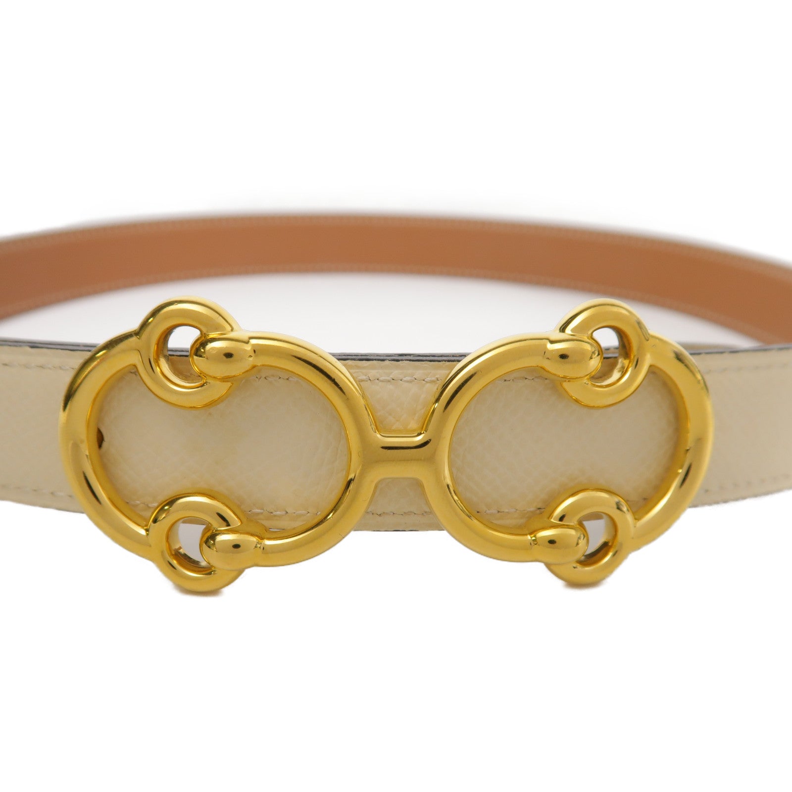 HERMES Epsom皮革金扣皮帶Nata