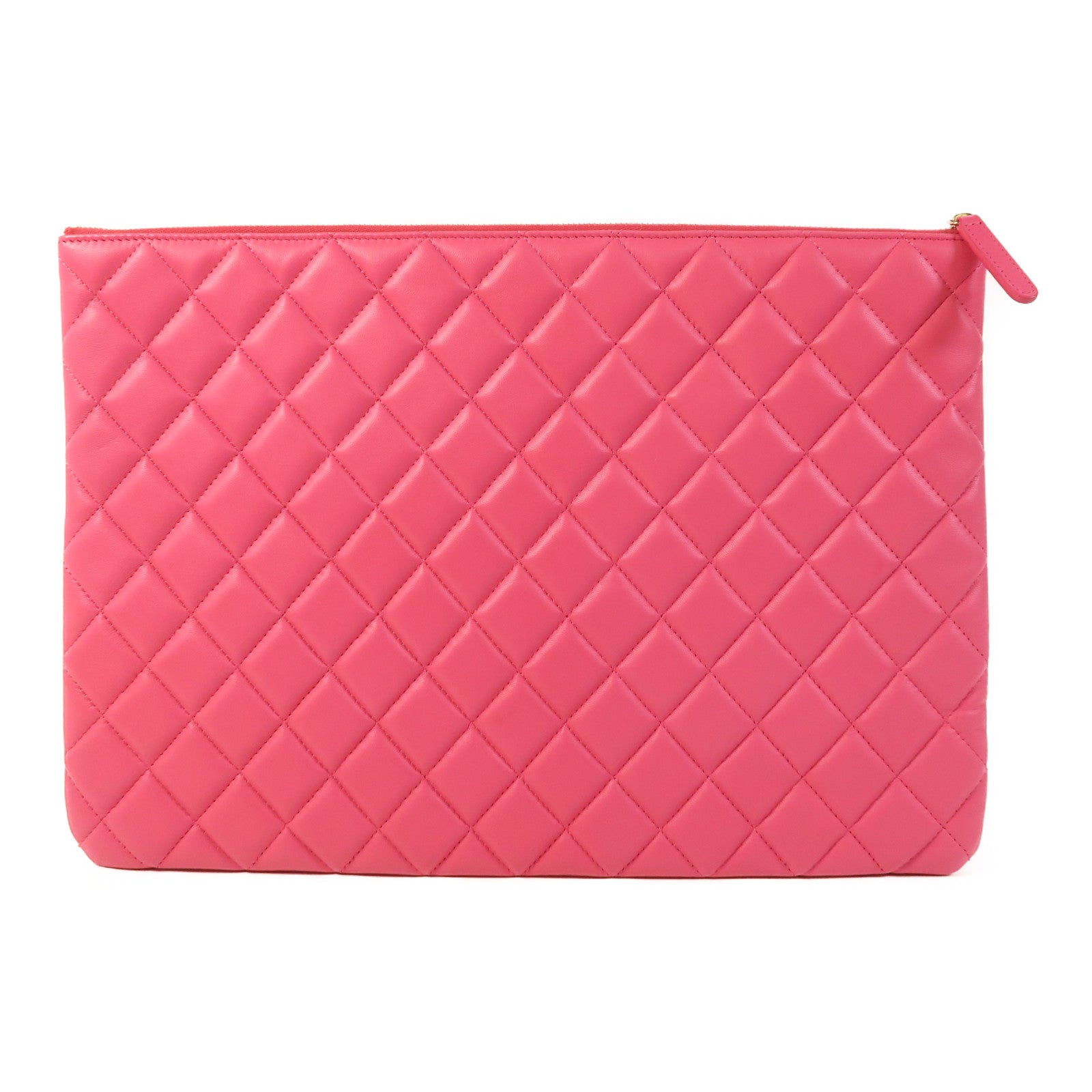 CHANEL 羊皮皮革Clutch Bag金扣手拿包