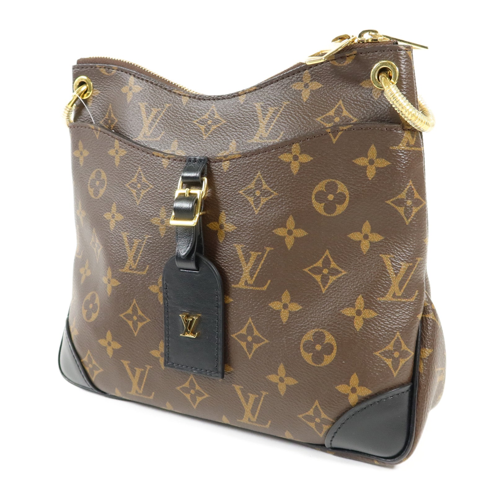 LOUIS VUITTON Monogram Odeon PM金扣肩背袋
