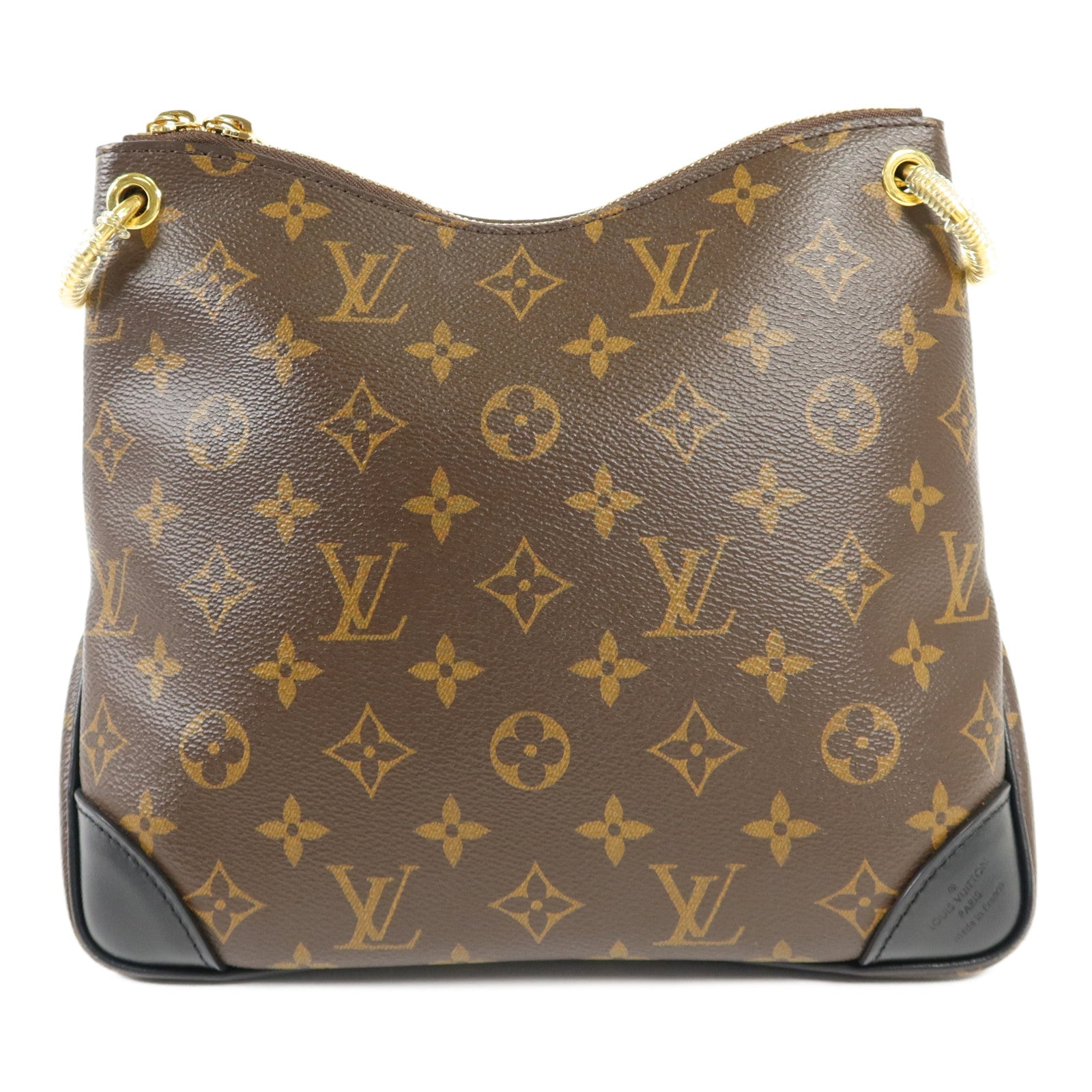 LOUIS VUITTON Monogram Odeon PM金扣肩背袋