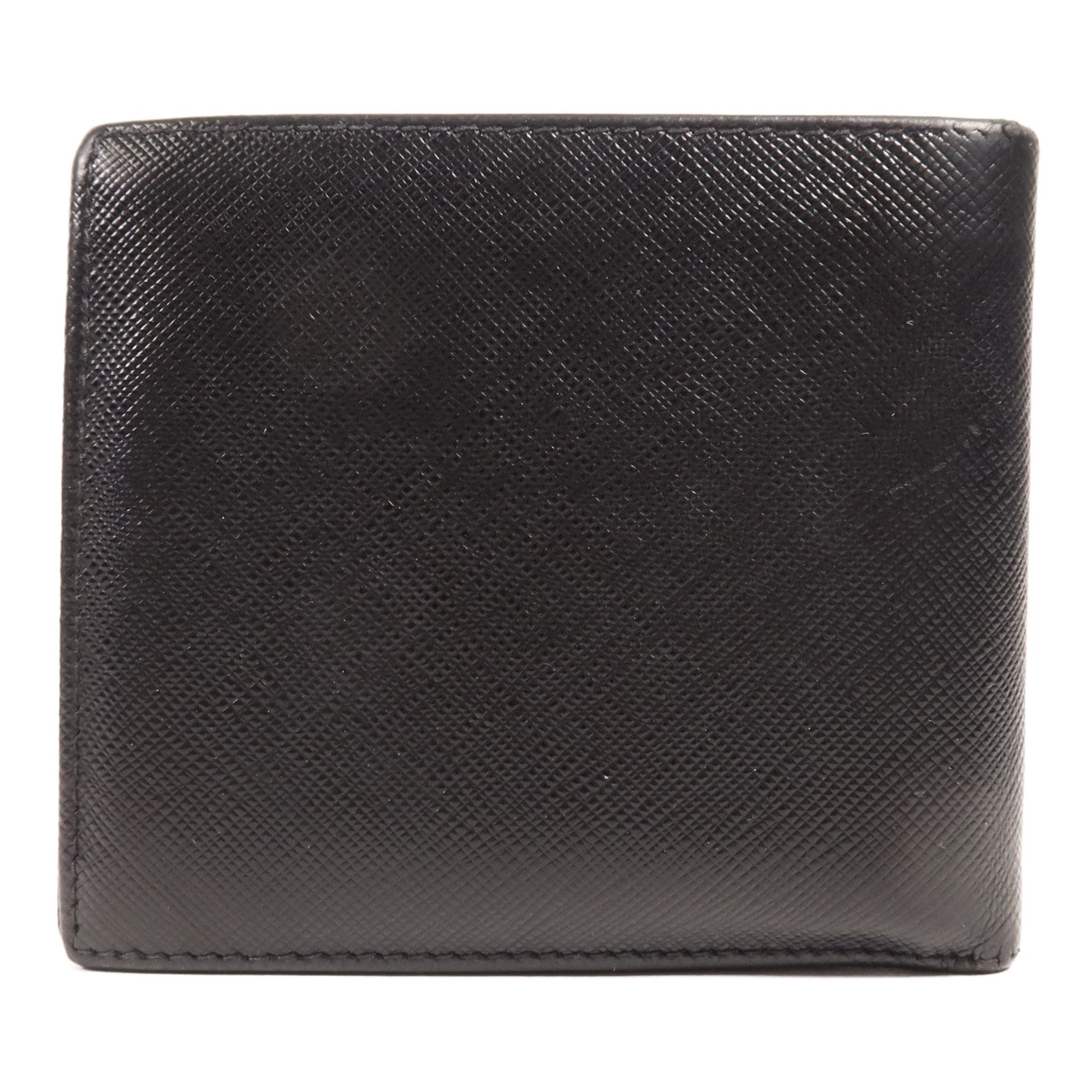 PRADA 牛皮皮革Wallet銀扣錢包