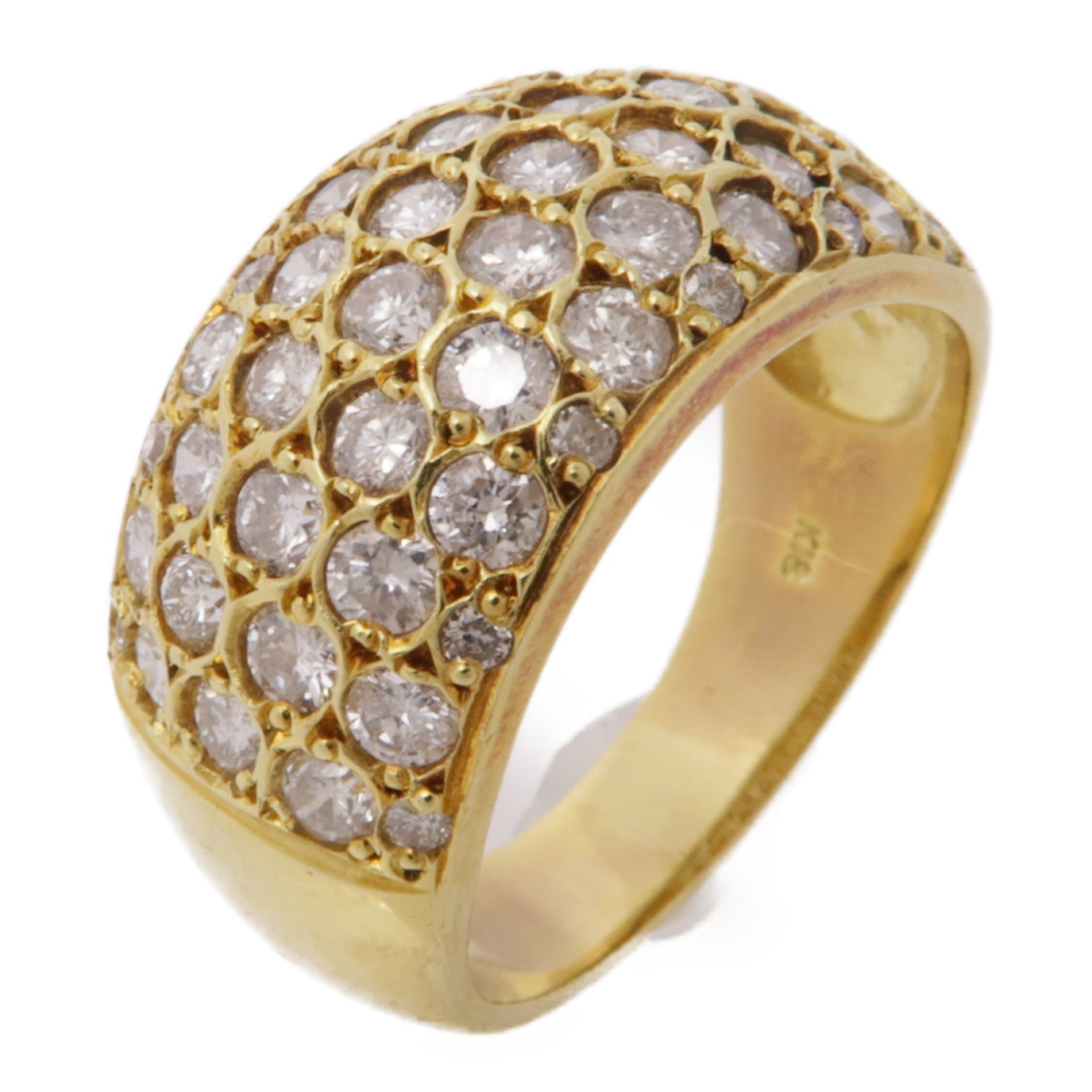 JEWELRY Diamond Ring 18K Yellow Gold US#6.5