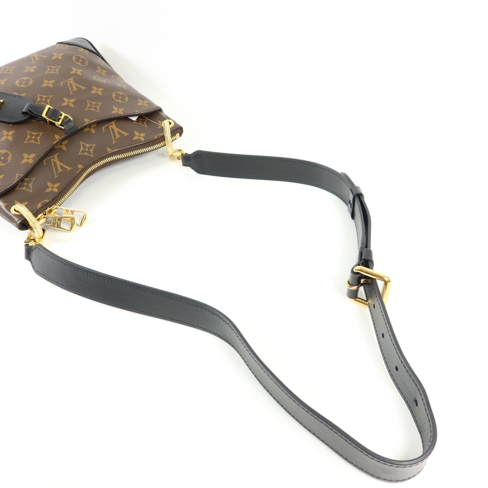 LOUIS VUITTON Monogram Odeon PM金扣肩背袋