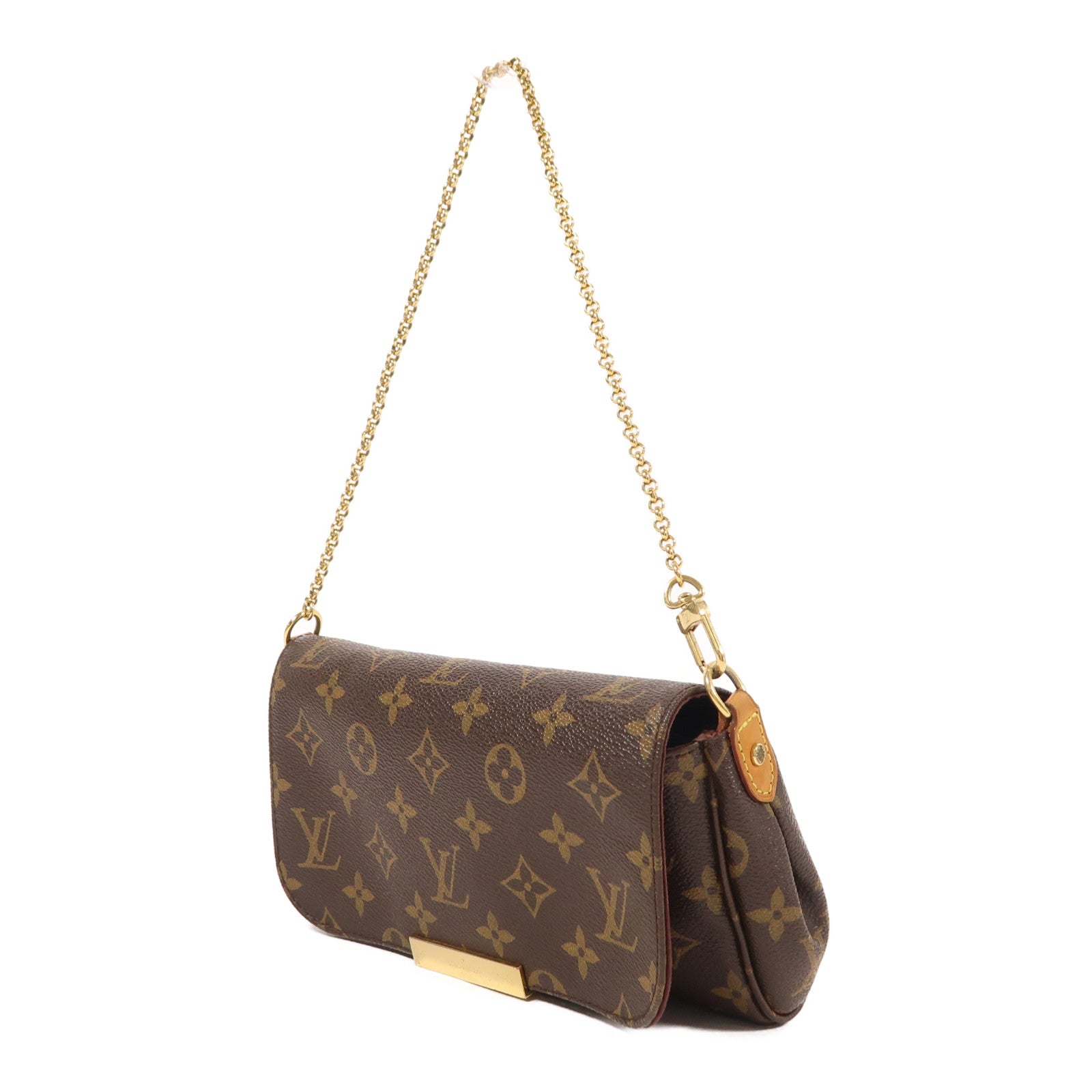 LOUIS VUITTON Monogram Favourite PM金扣手挽袋
