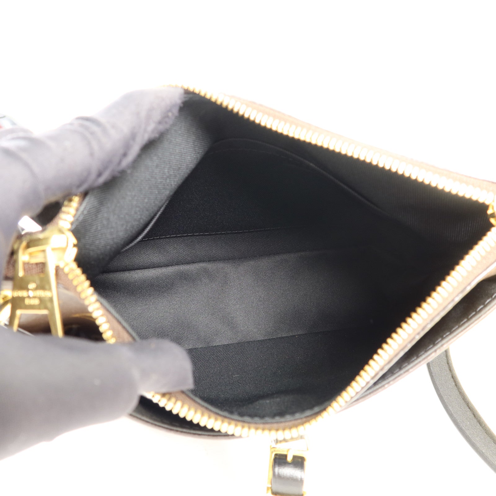 LOUIS VUITTON Monogram Odeon PM金扣肩背袋