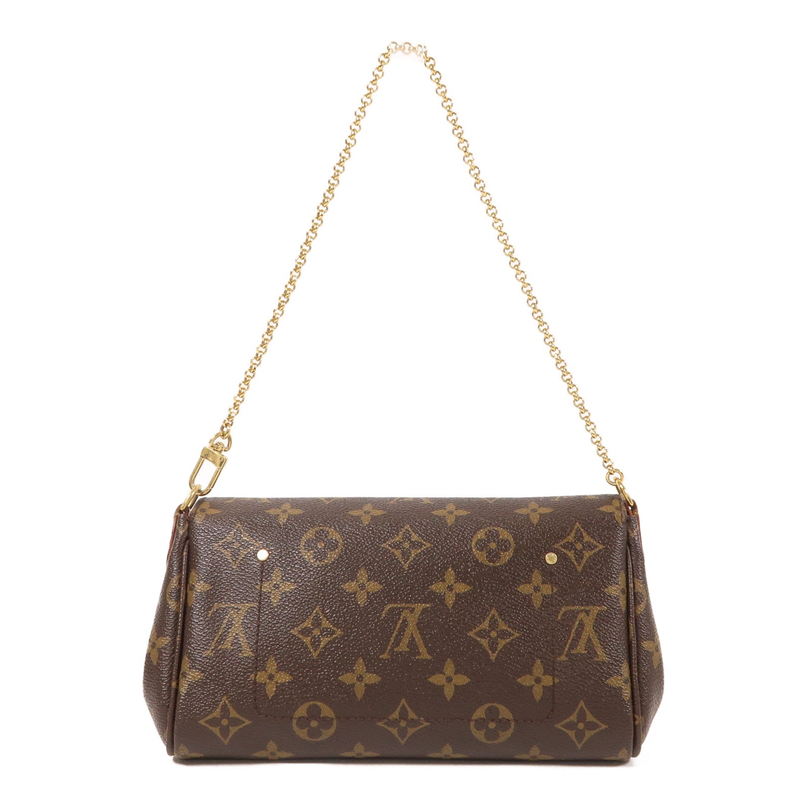LOUIS VUITTON Monogram Favourite PM金扣手挽袋