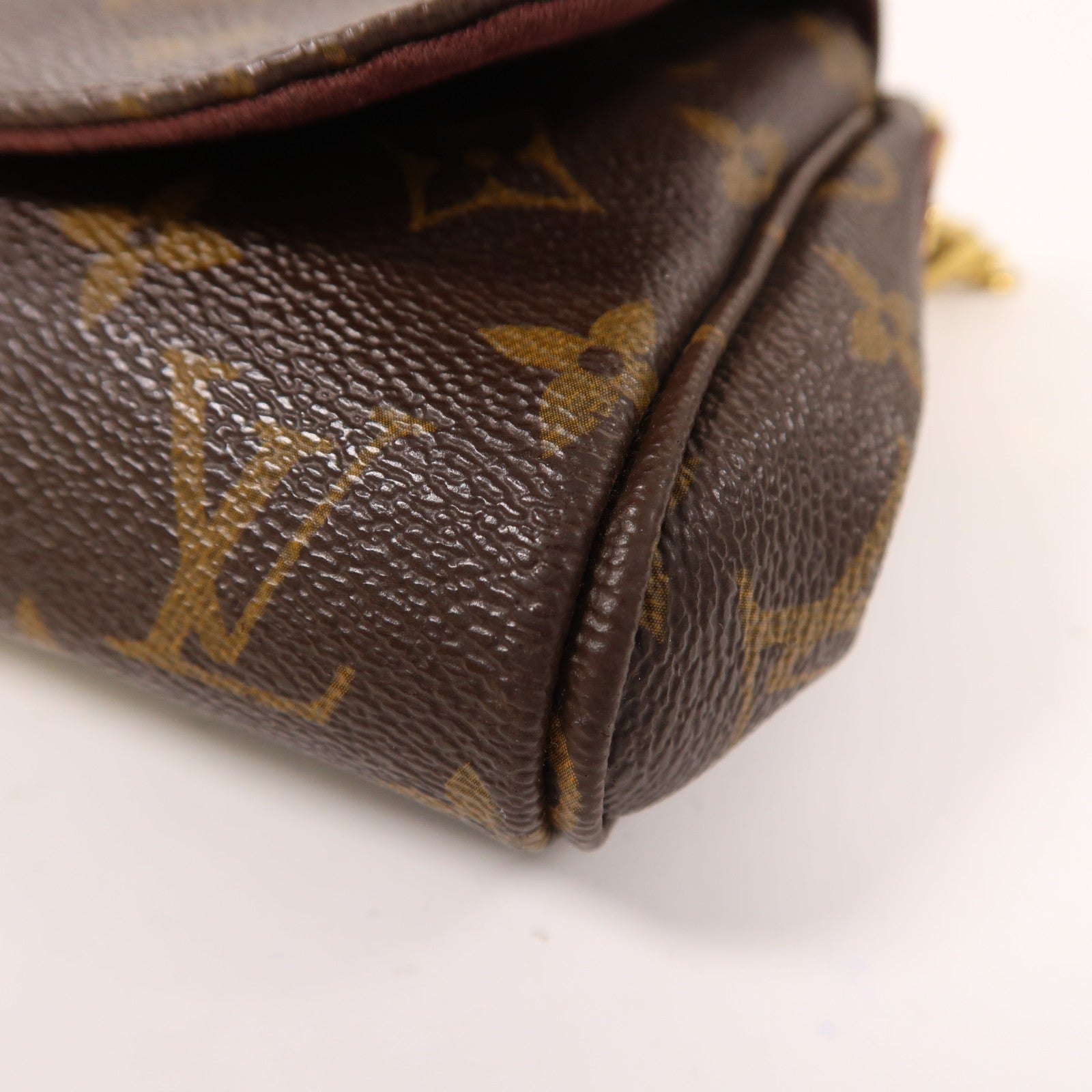 LOUIS VUITTON Monogram Favourite PM金扣手挽袋