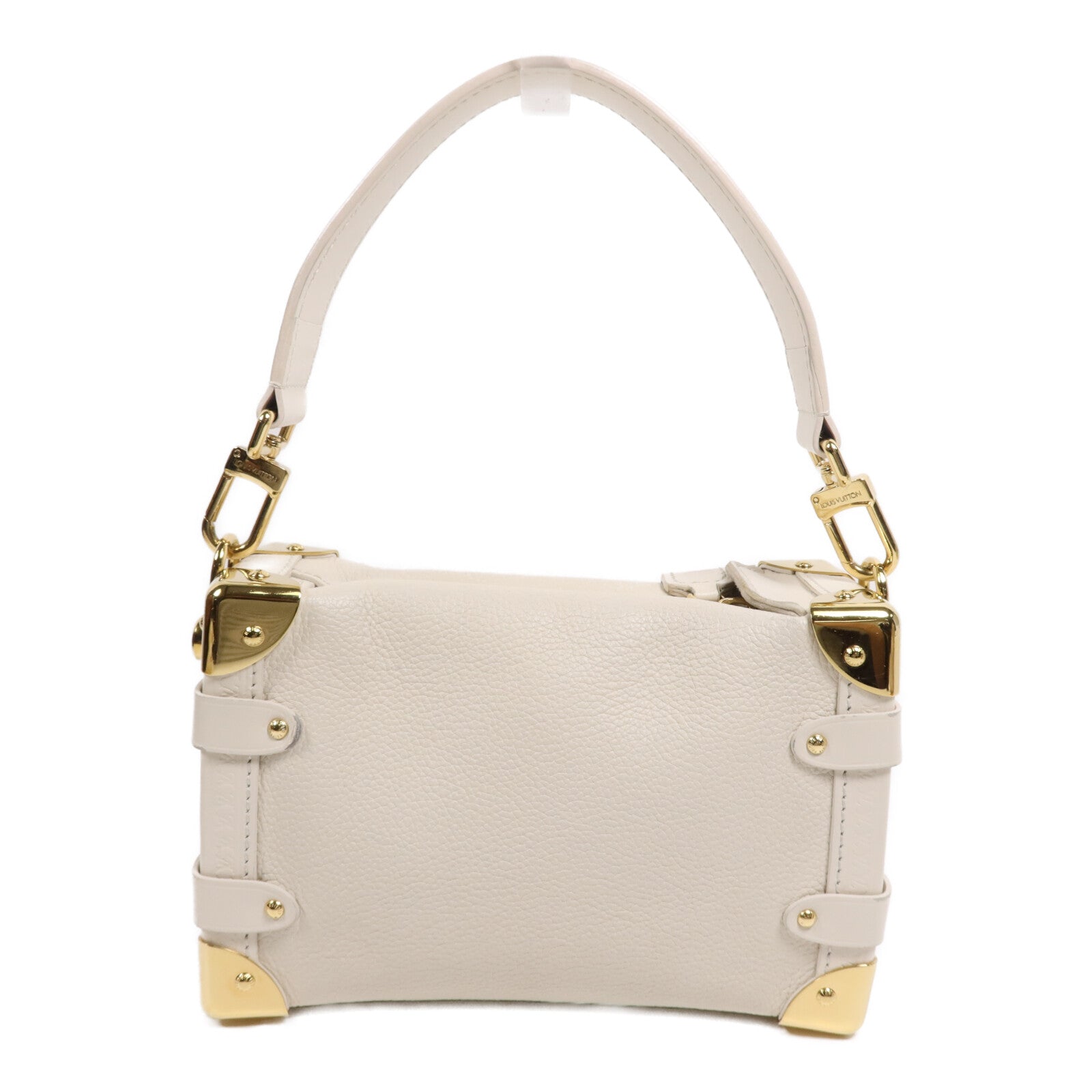 LOUIS VUITTON 牛皮皮革Side Truk PM金扣手挽肩背兩用袋