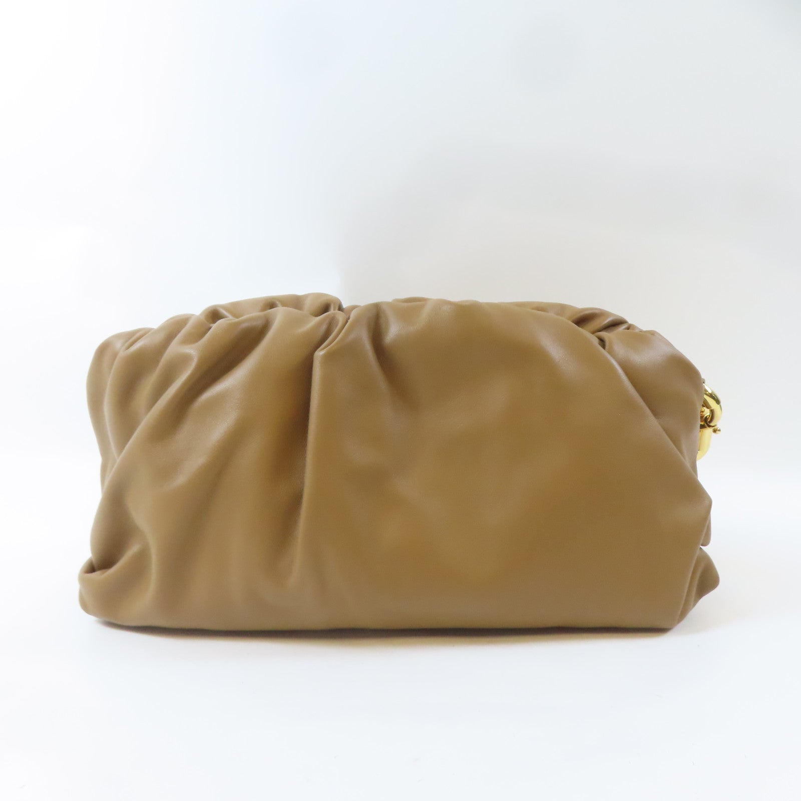 BOTTEGA VENETA 【激減優惠】牛皮皮革Chain Shoulder Bag金扣肩背袋啡色