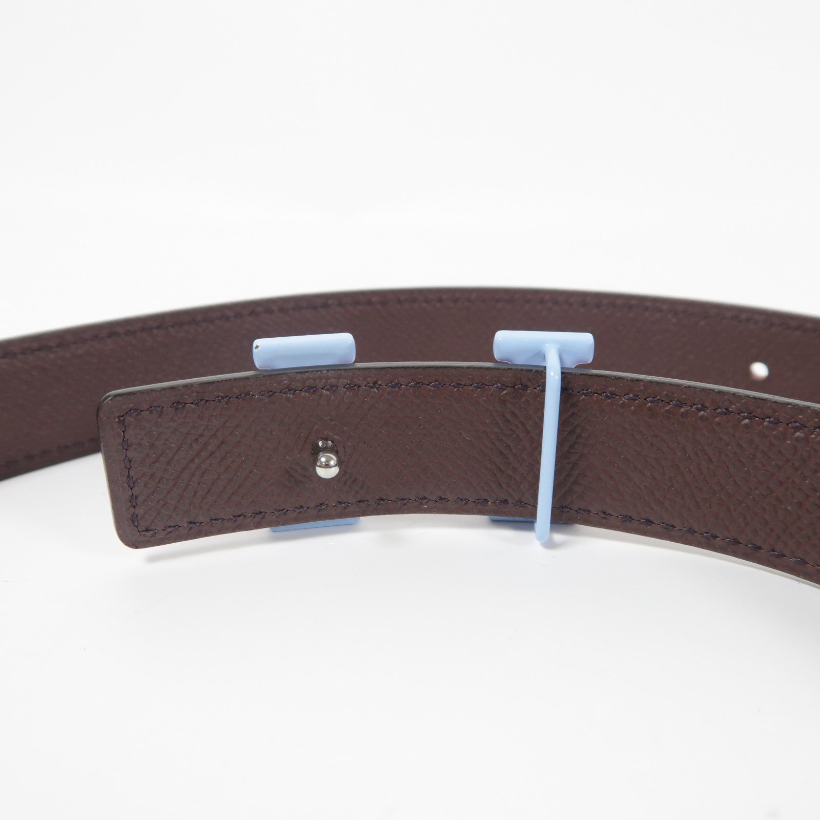HERMES Belt Epsom Leather Pink