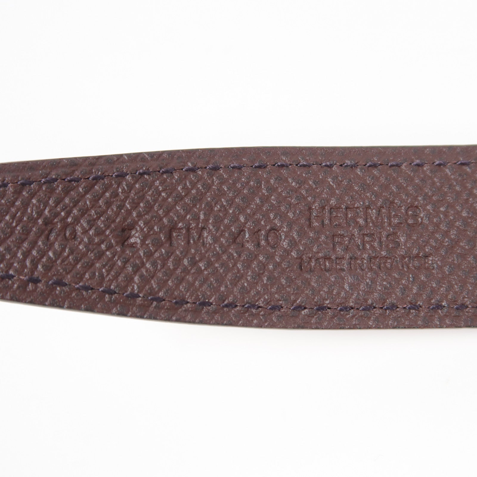 HERMES Belt Epsom Leather Pink