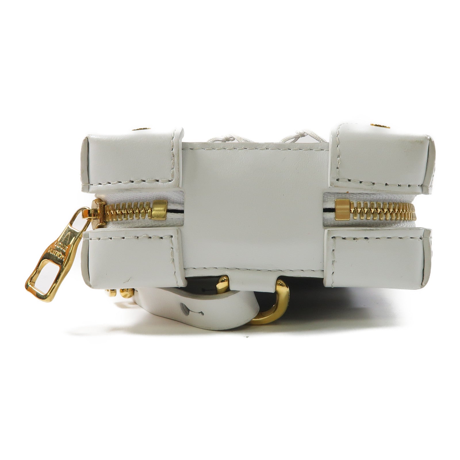 LOUIS VUITTON 【激減優惠】Monogram LVxNBA Soft Trunk金扣肩背袋啡色/白色