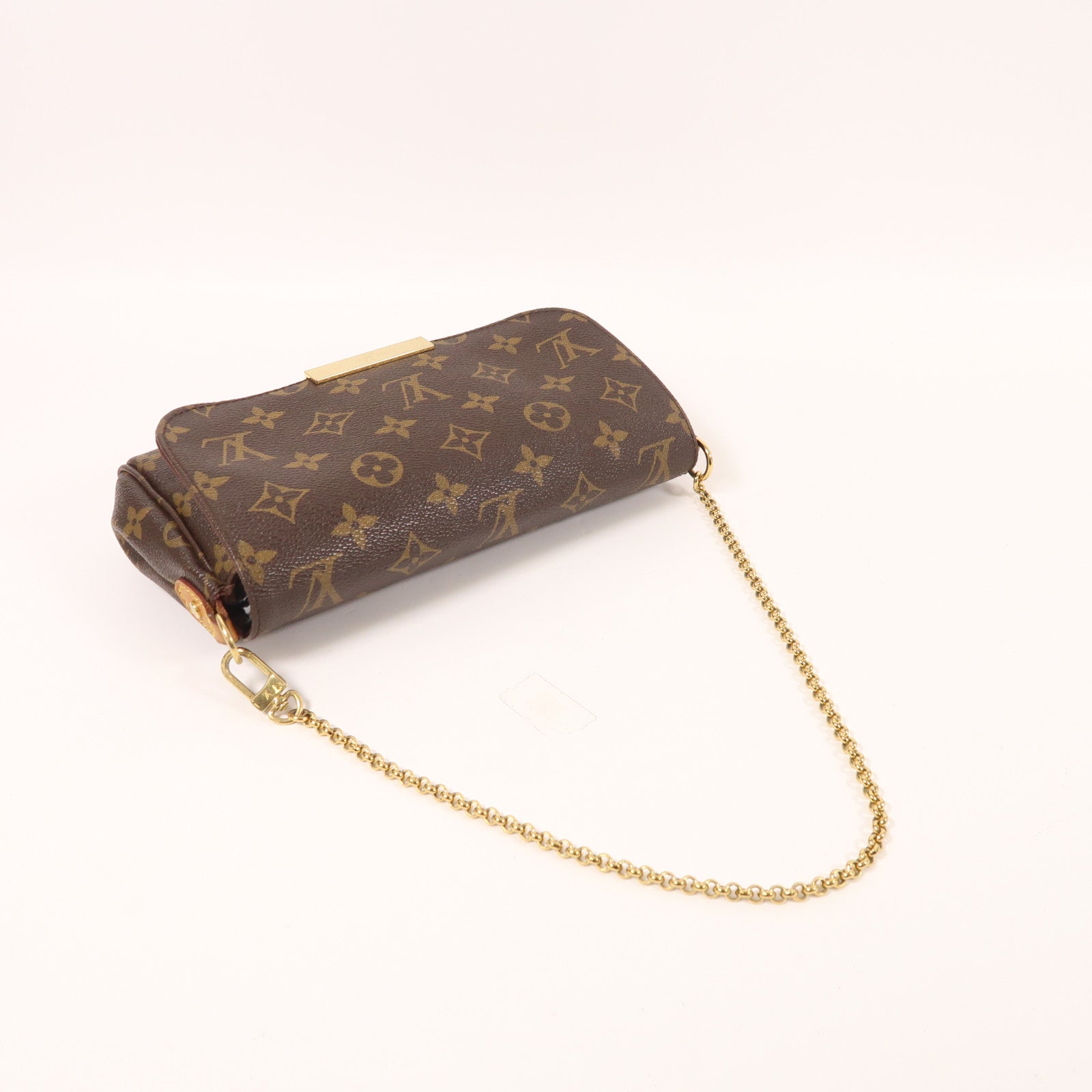 LOUIS VUITTON Monogram Favourite PM金扣手挽袋