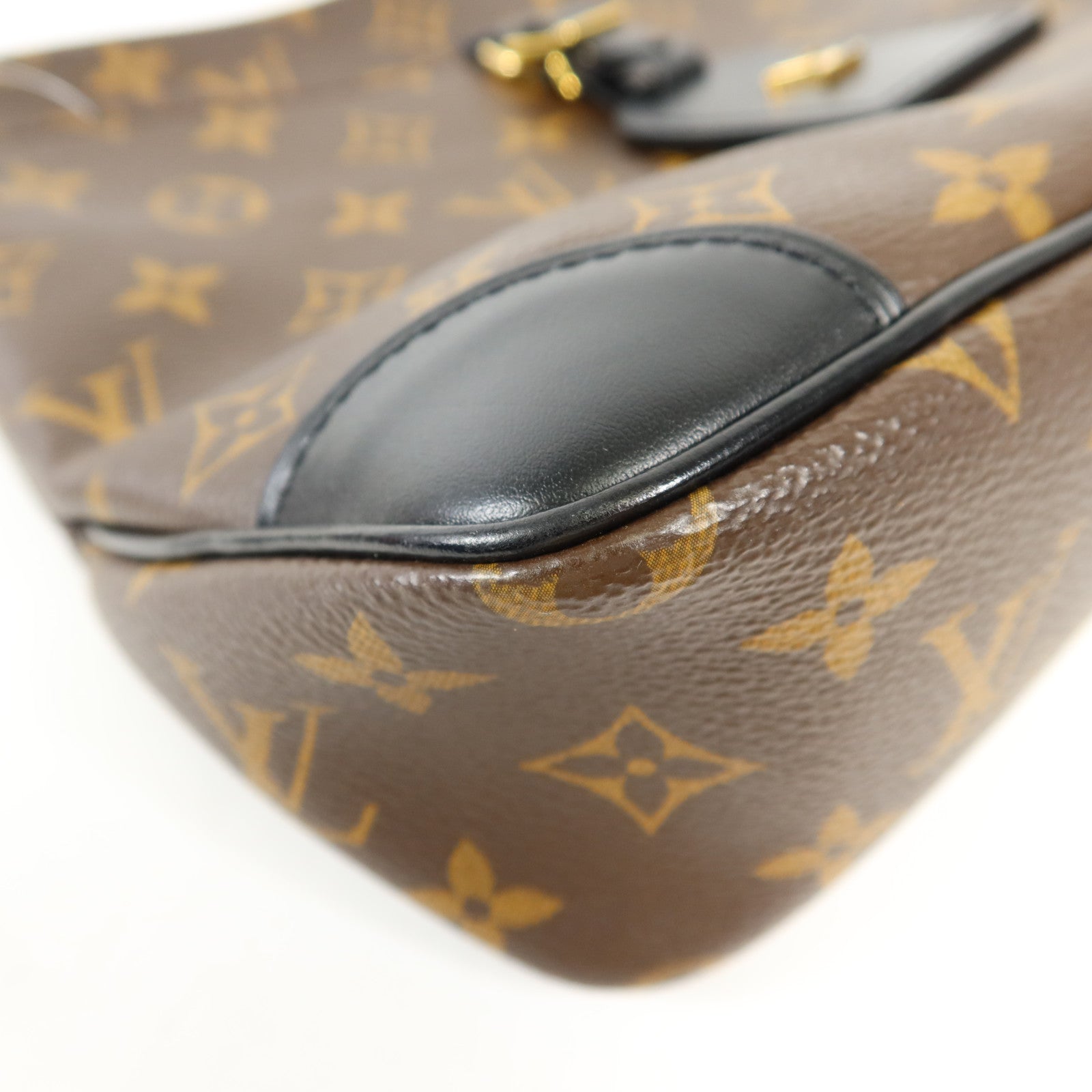 LOUIS VUITTON Monogram Odeon PM金扣肩背袋
