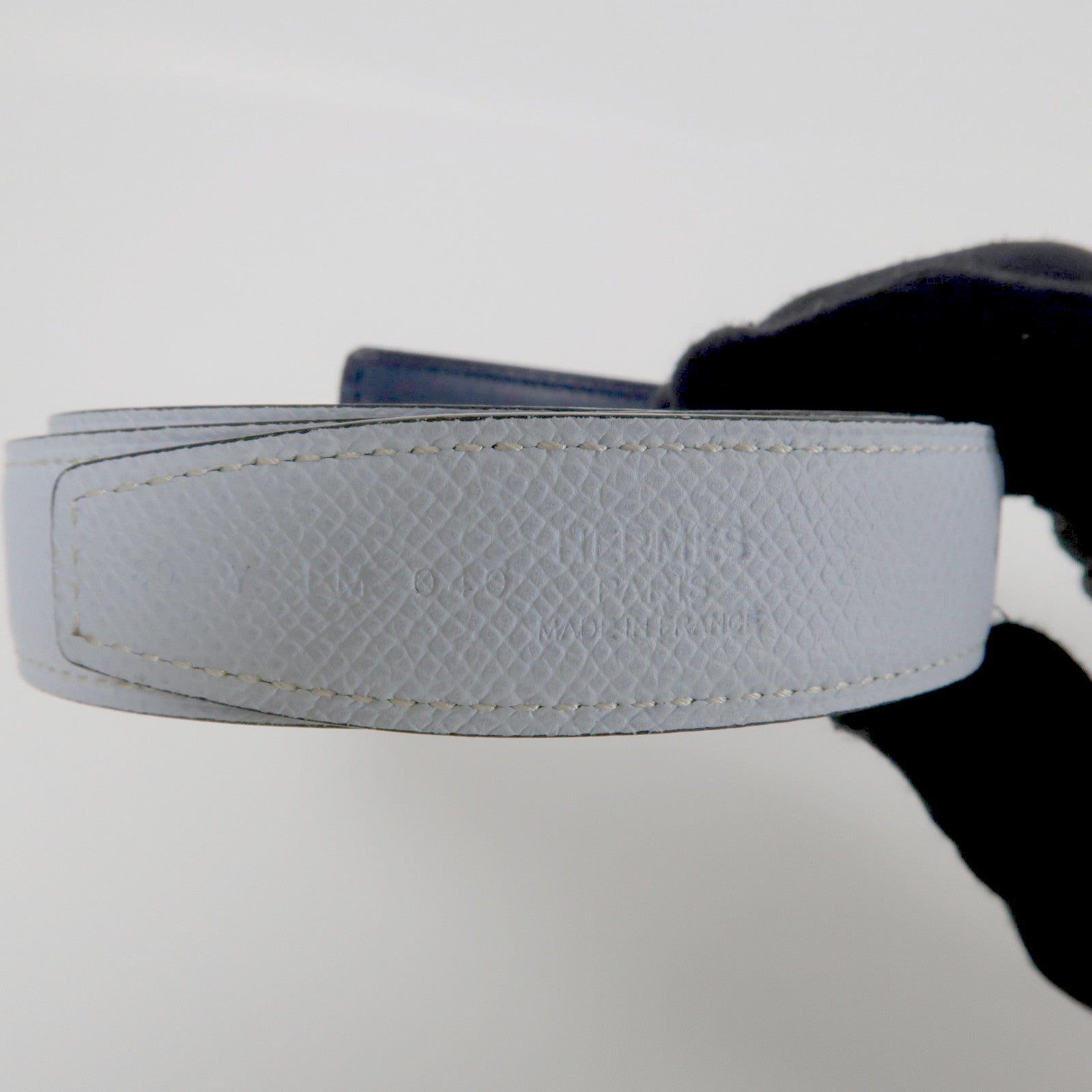 HERMES Belt Epsom Leather Pink