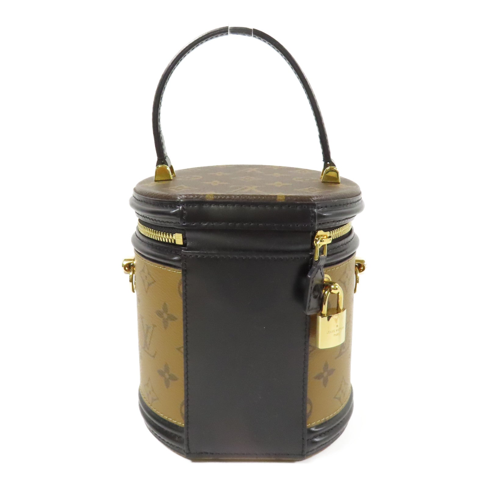 LOUIS VUITTON LV GHW Cannes 2 Way Shoulder Bag M43986 Monogram Reverse Brown