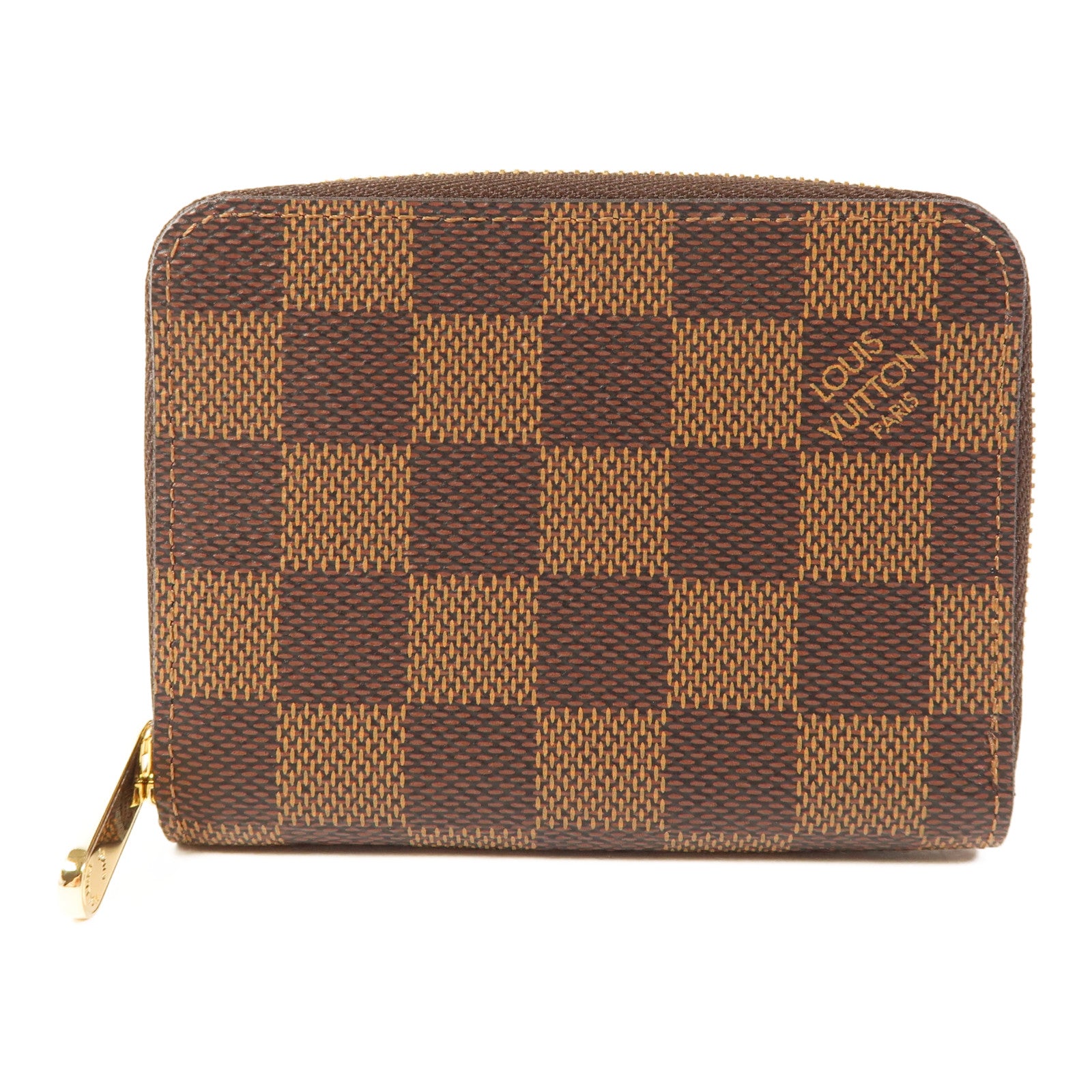 LOUIS VUITTON Damier Zippy Coin Purse金扣零錢包/卡片套