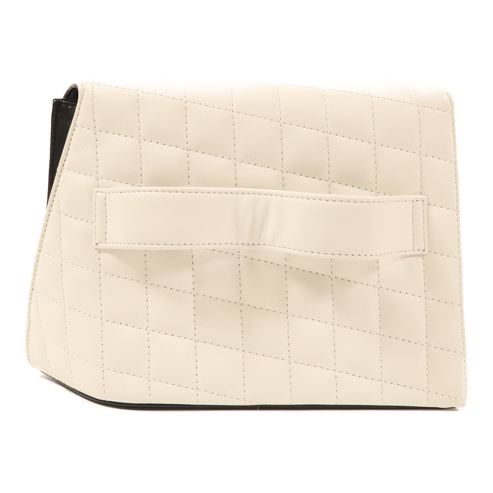 CHANEL 【激減優惠】羊皮皮革Handbag銀扣手拿包