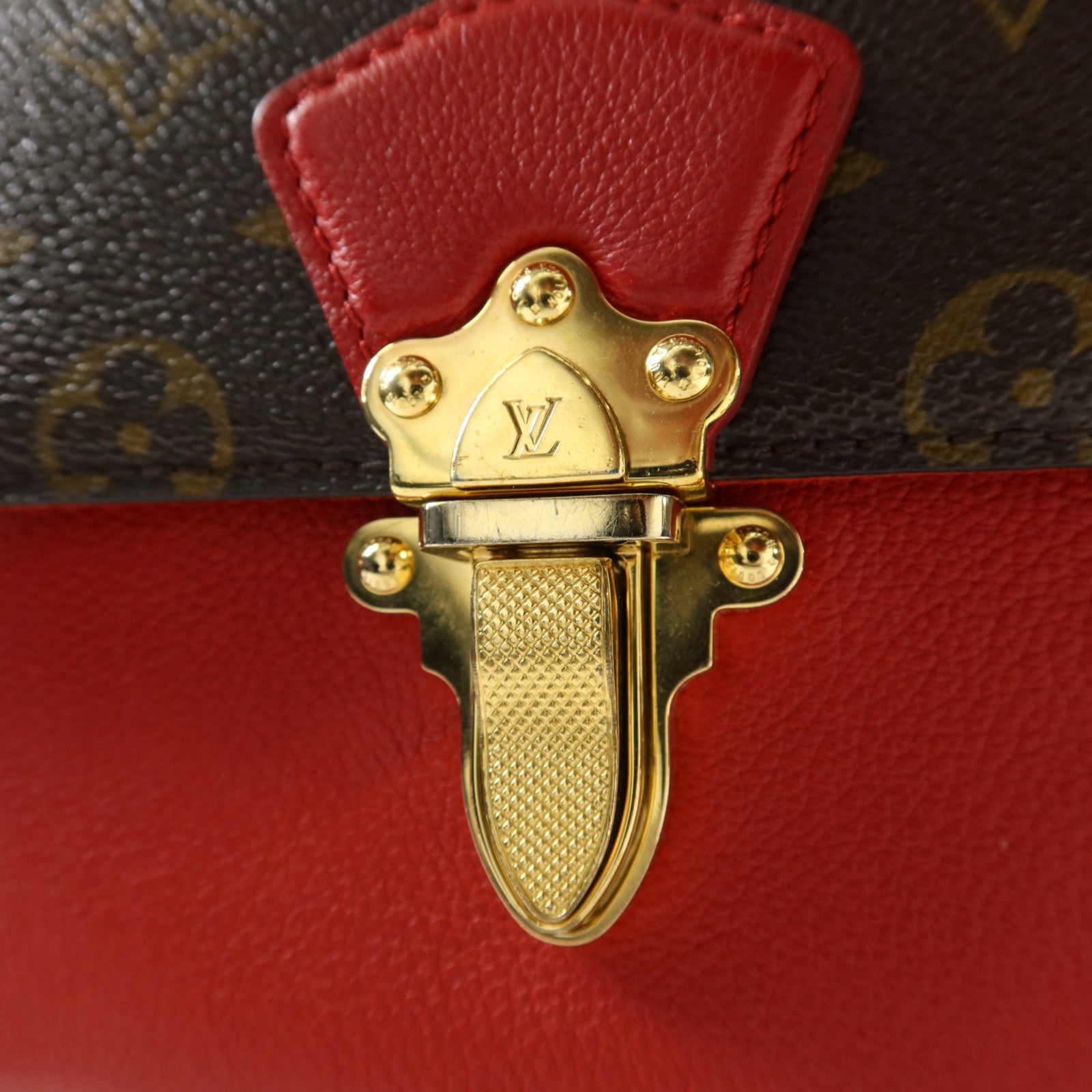 LOUIS VUITTON Monogram Victoire金扣鏈帶肩背袋