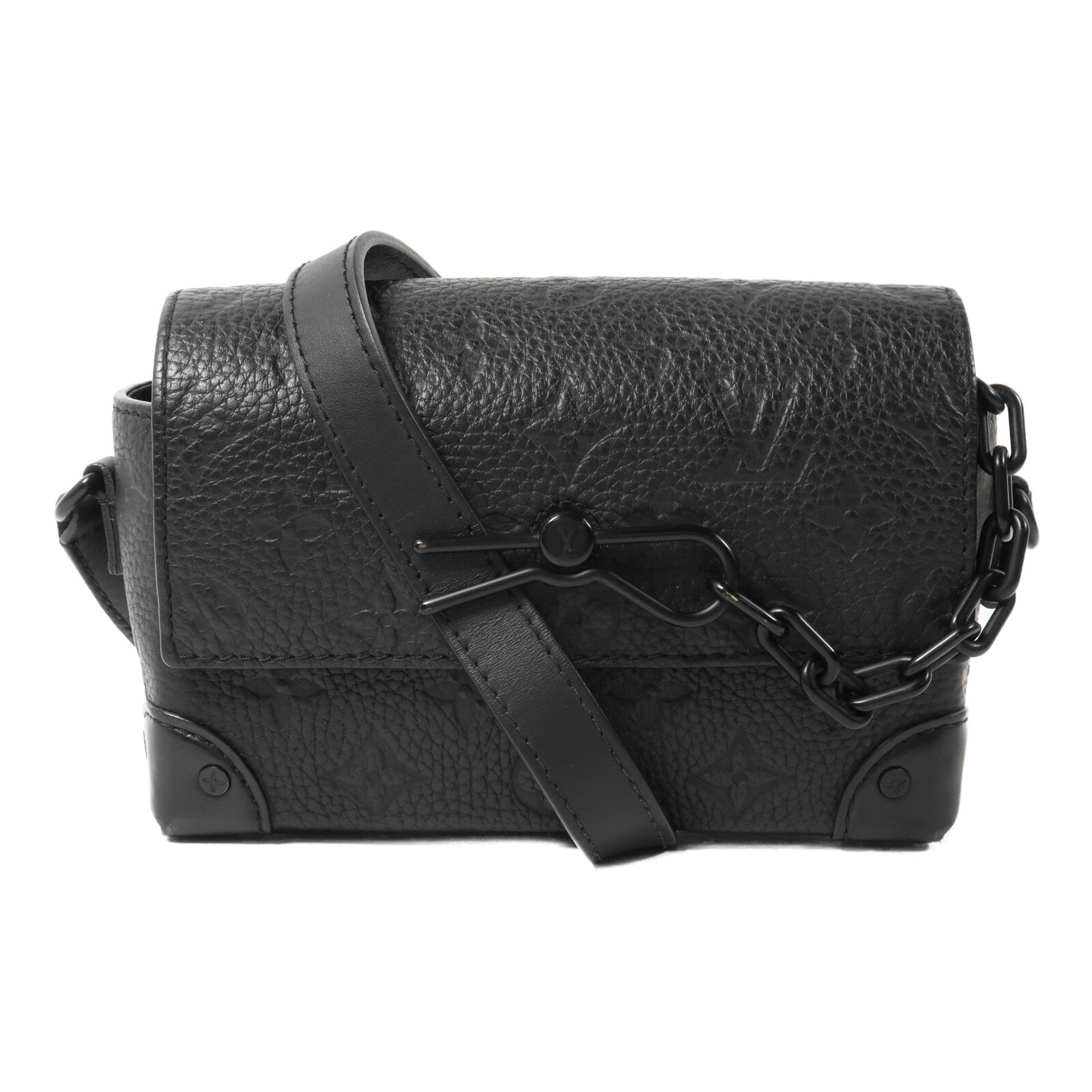 LOUIS VUITTON Monogram Eclipse Steamer Wearable Wallet肩背袋