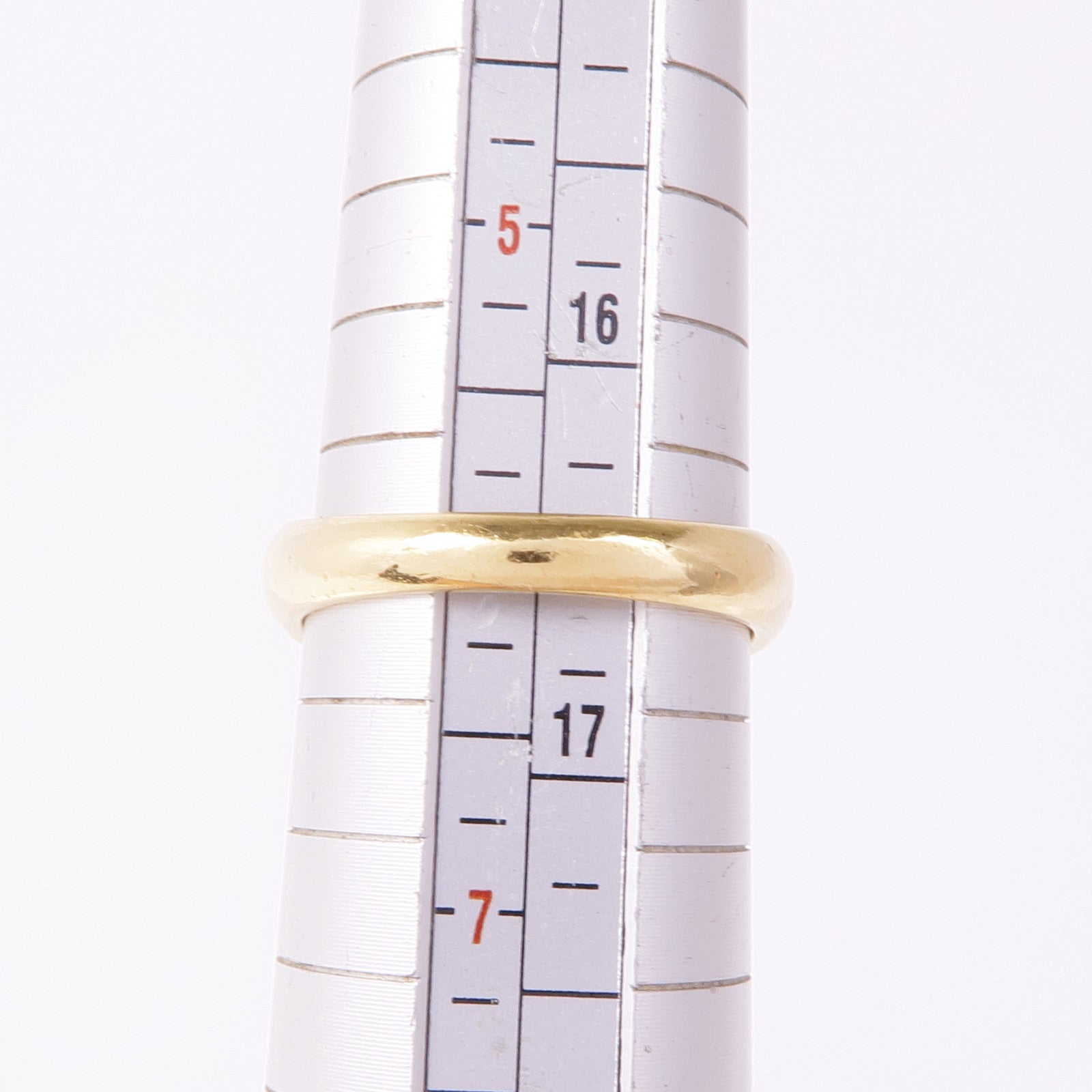 Aquascutum 18K黃金Ruby Diamond Ring紅寶石/鑽石戒指US#5.75