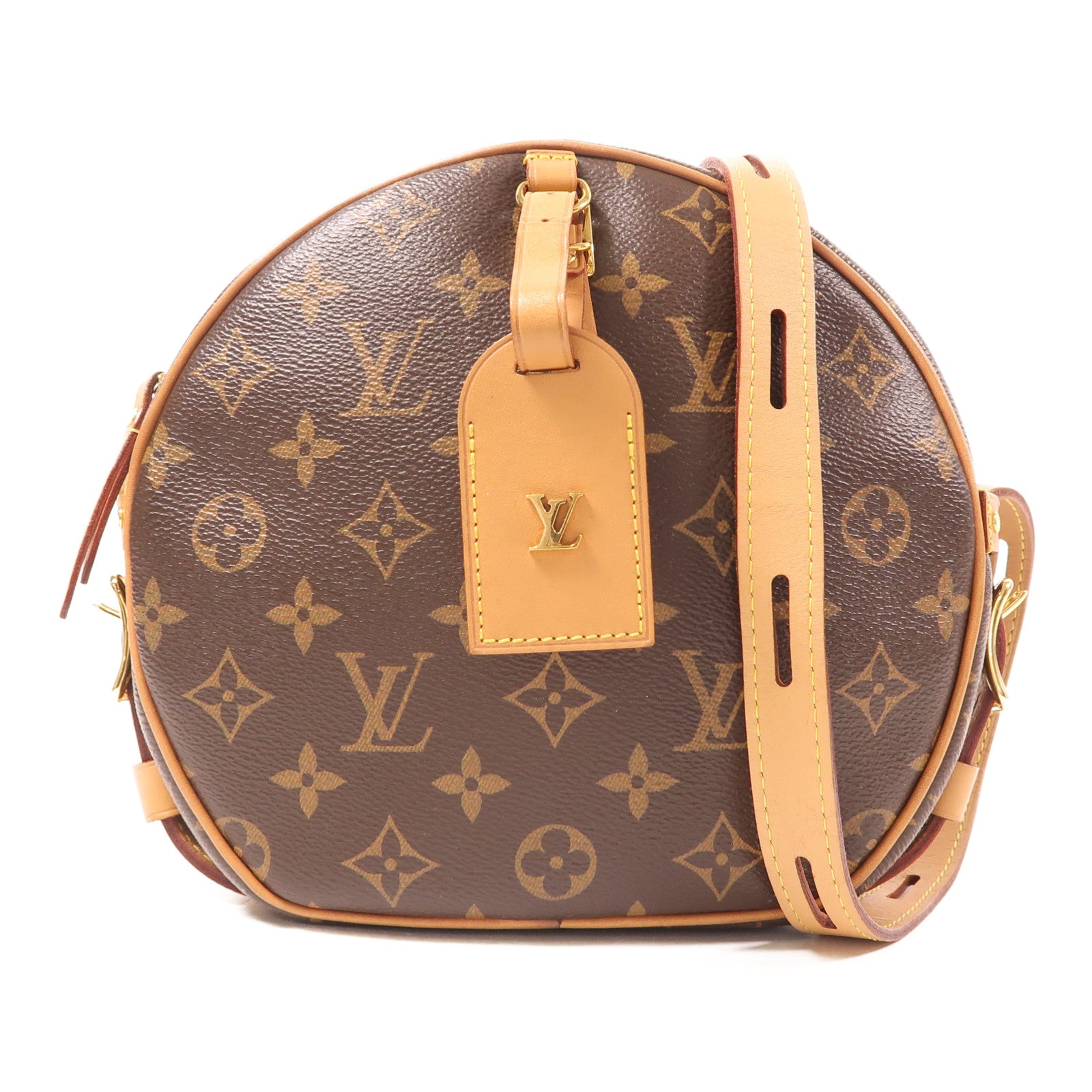 LOUIS VUITTON LV GHW Boite Chapeau Souple Shoulder Bag M52294 Monogram Brown